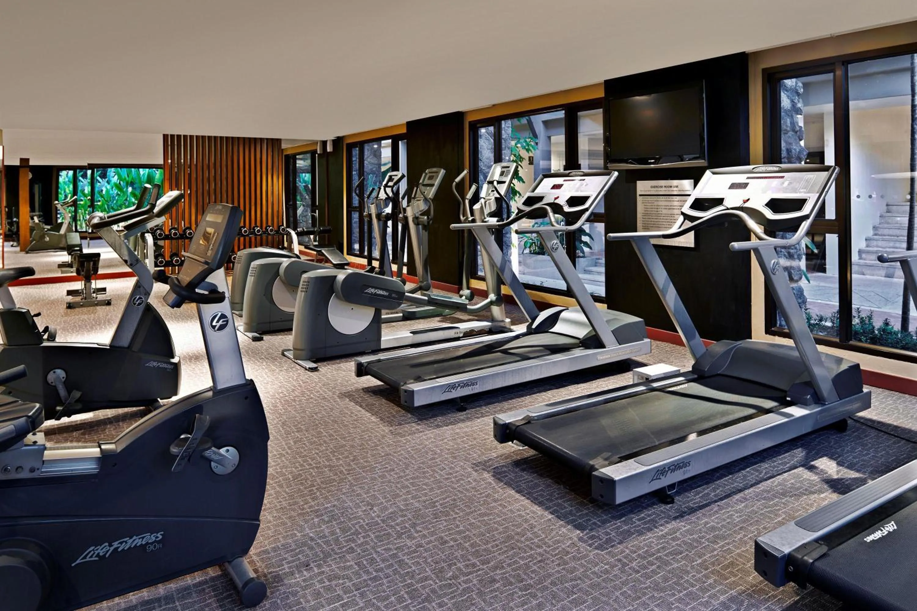 Fitness centre/facilities in Radisson Resort and Suites Phuket