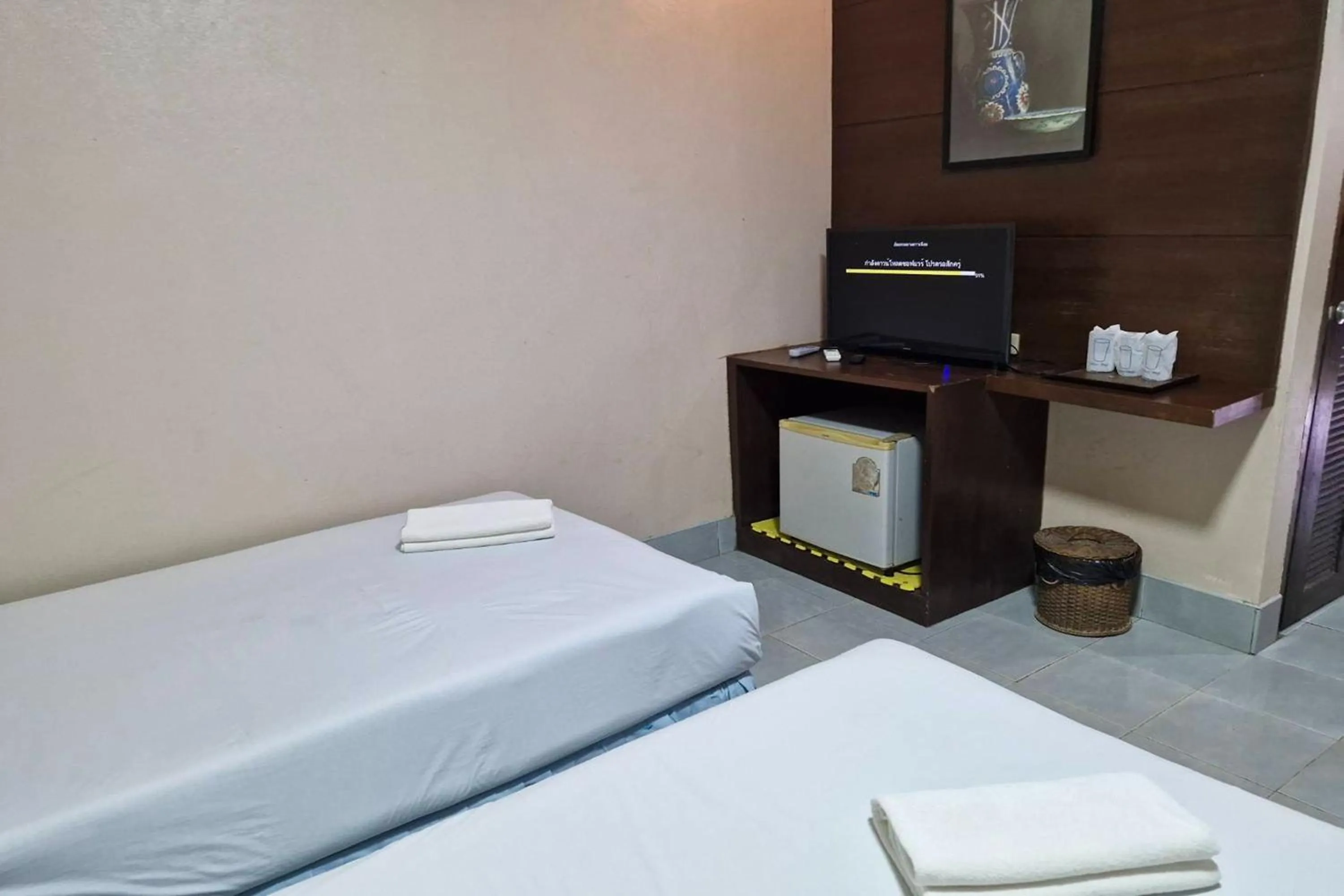 Bed in Tontarn Resort and Spa