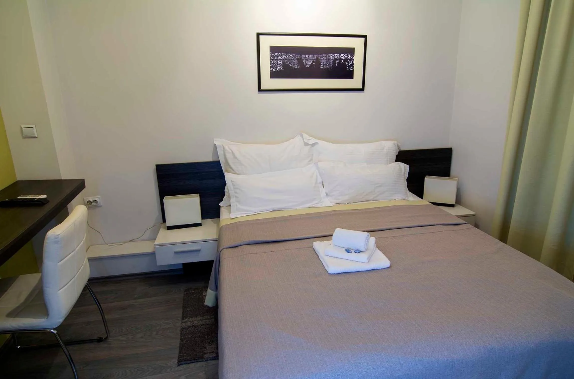 Bed in Garni hotel King