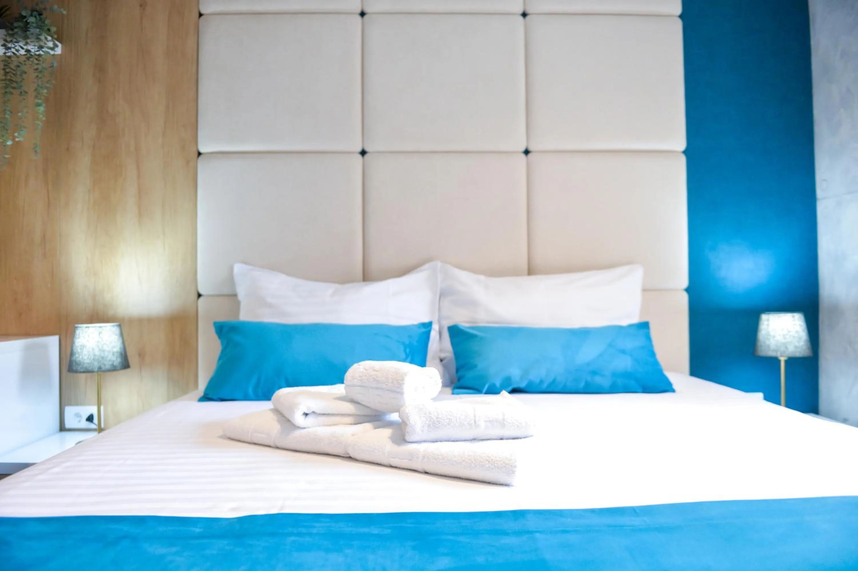 Bed in Garni hotel King