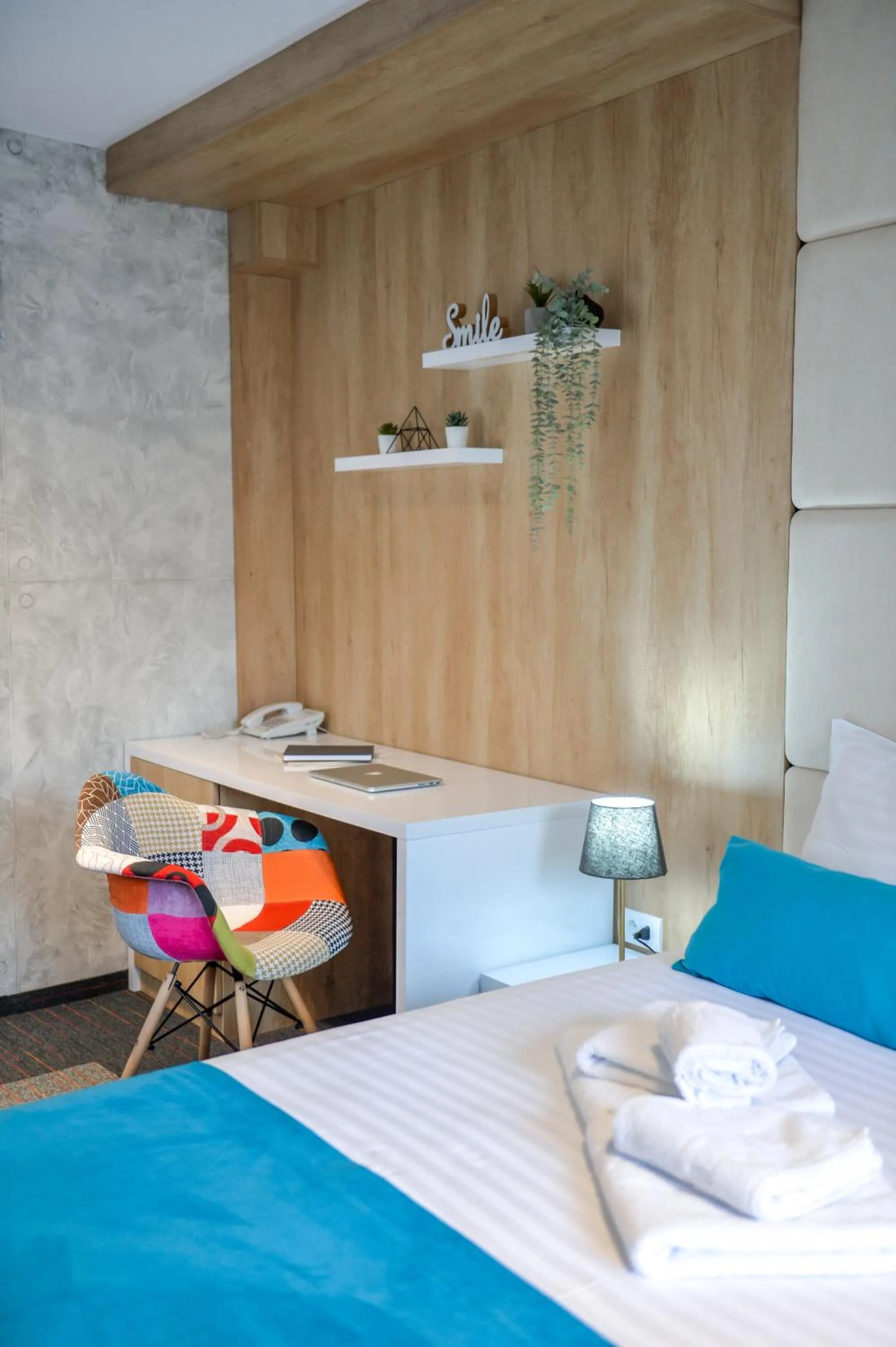 Bed in Garni hotel King