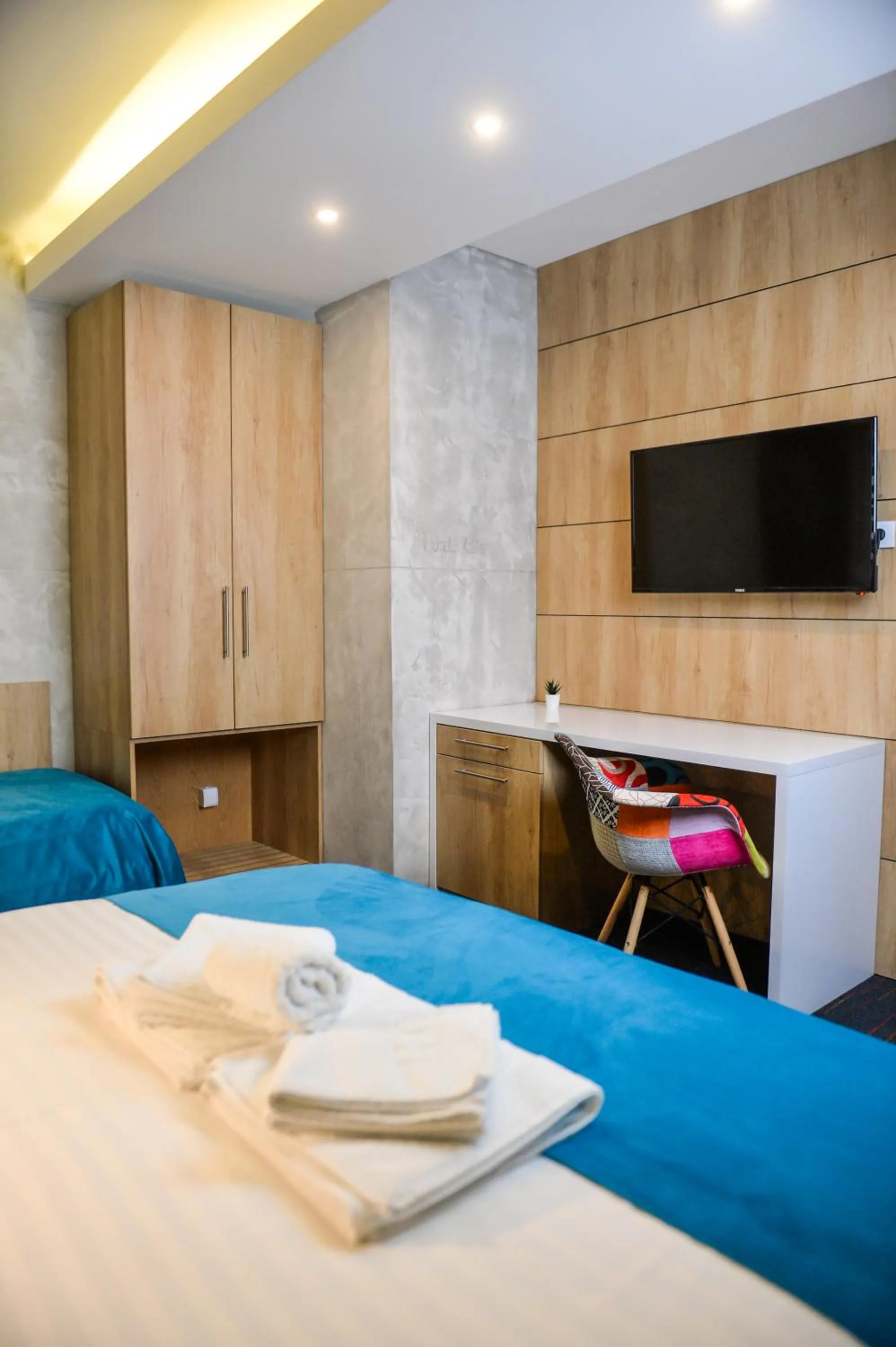 Bed in Garni hotel King