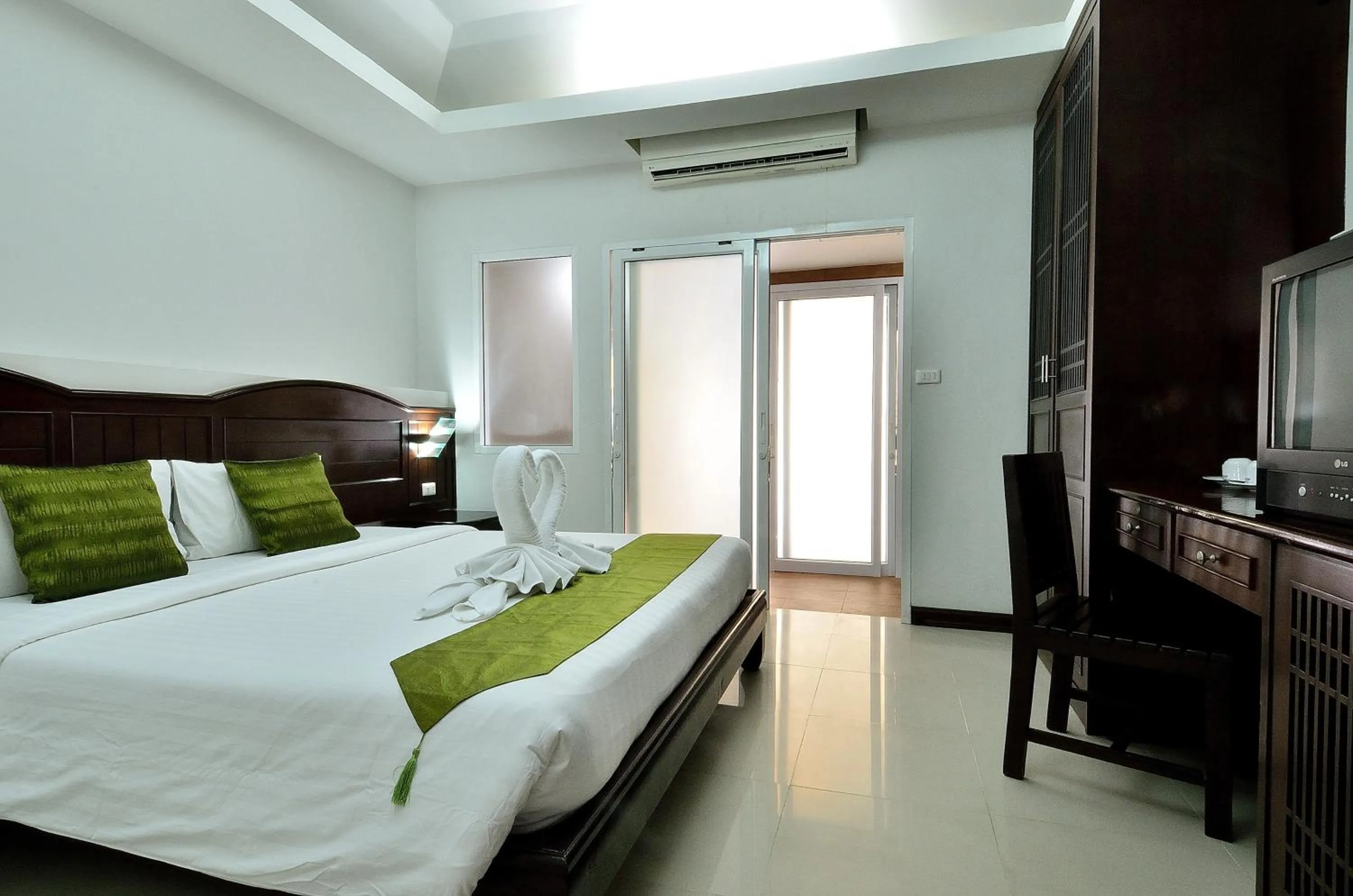 Photo of the whole room, Bed in Samui First House Hotel