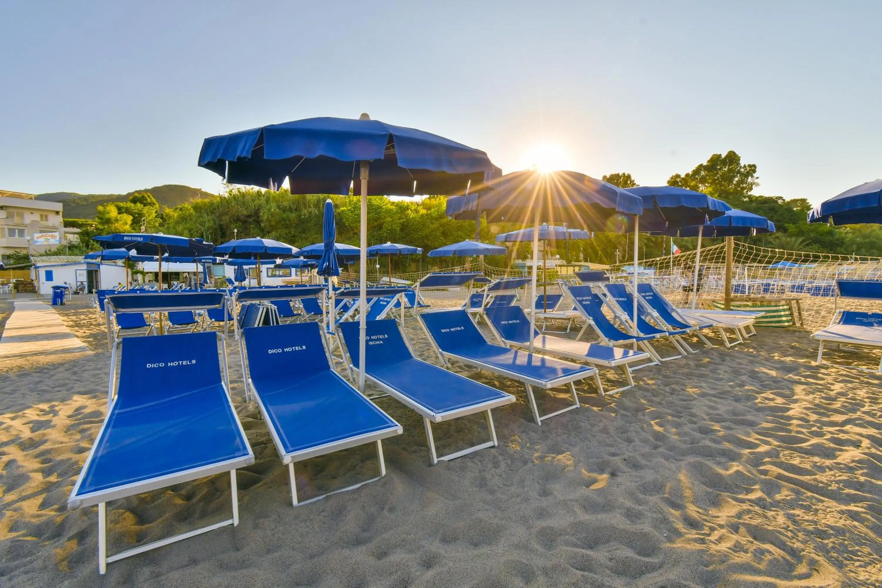 Beach in Hotel La Villarosa Terme