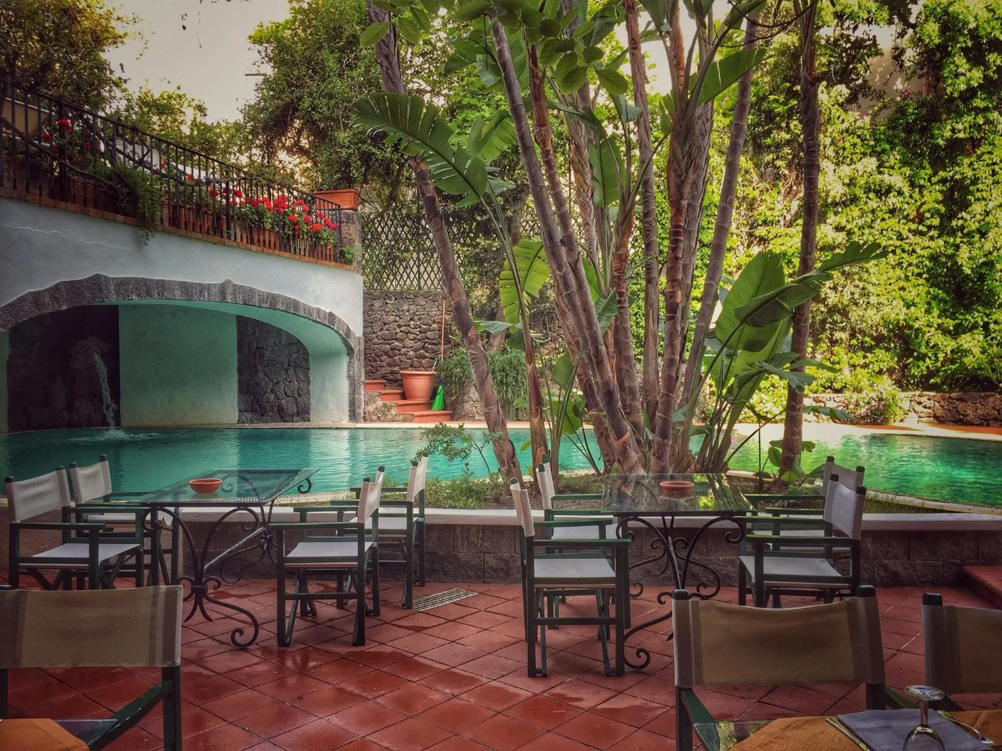 Swimming pool in Hotel La Villarosa Terme