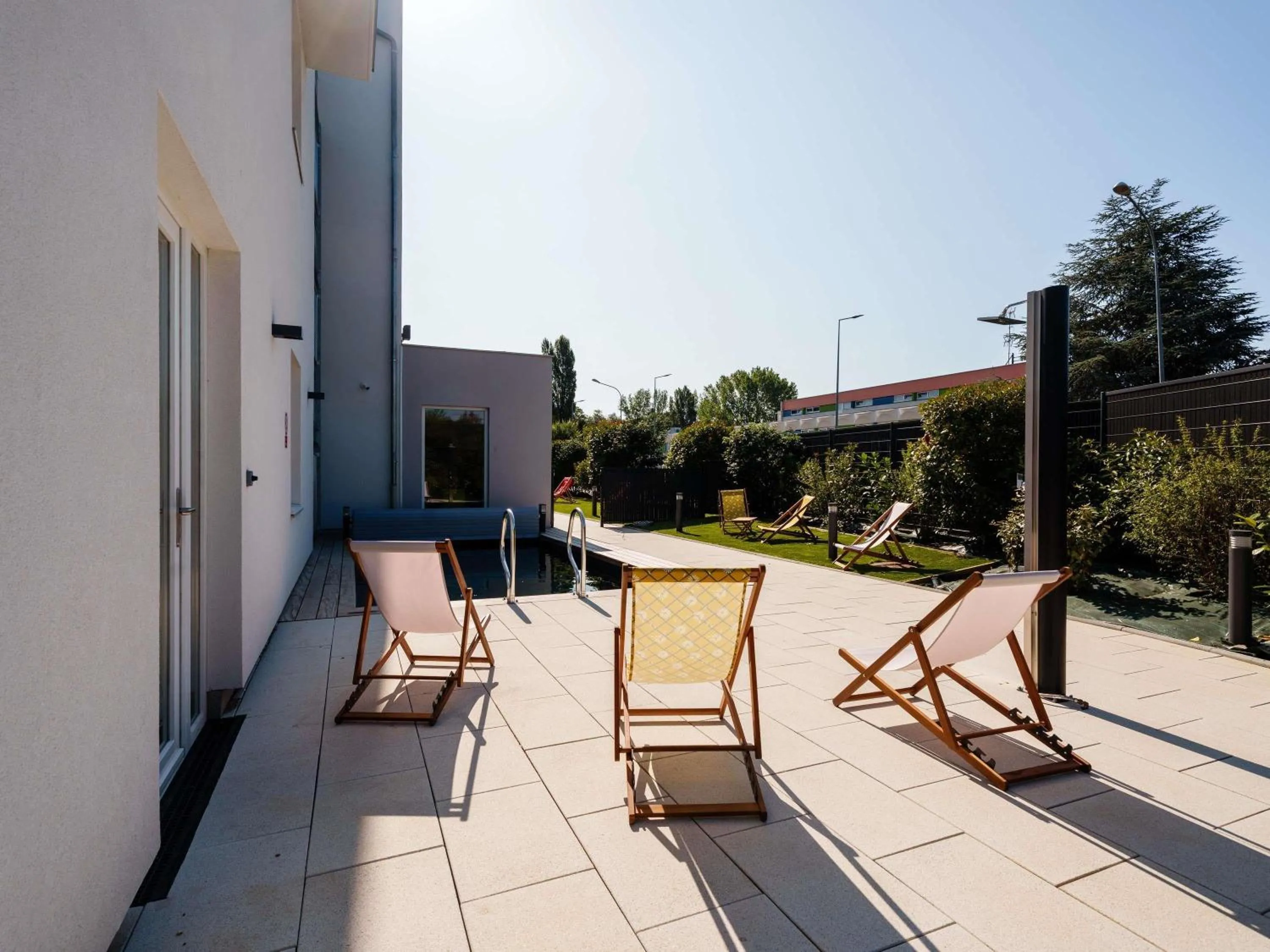 Pool view in ibis budget Strasbourg Sud Illkirch