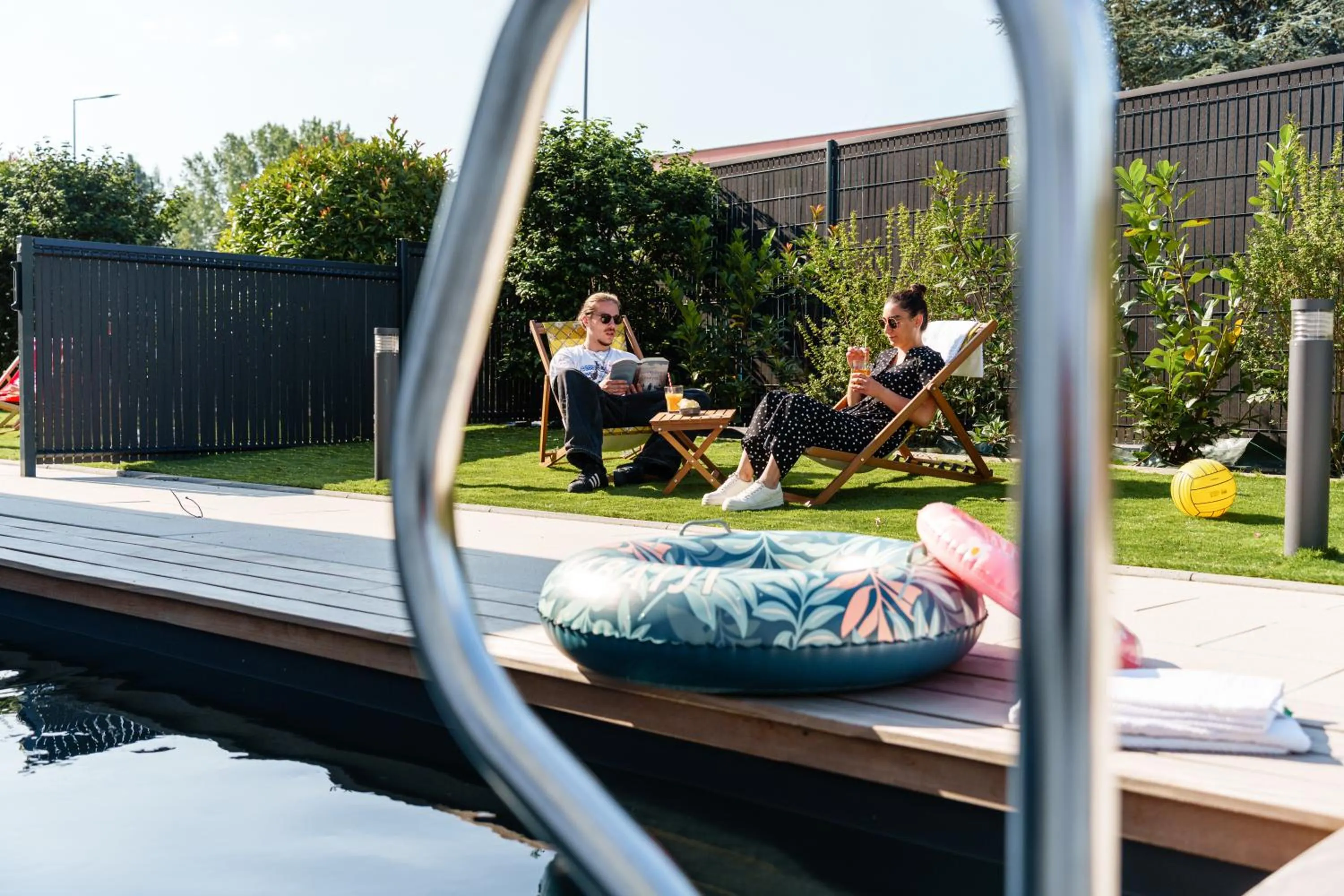 Swimming pool in ibis budget Strasbourg Sud Illkirch