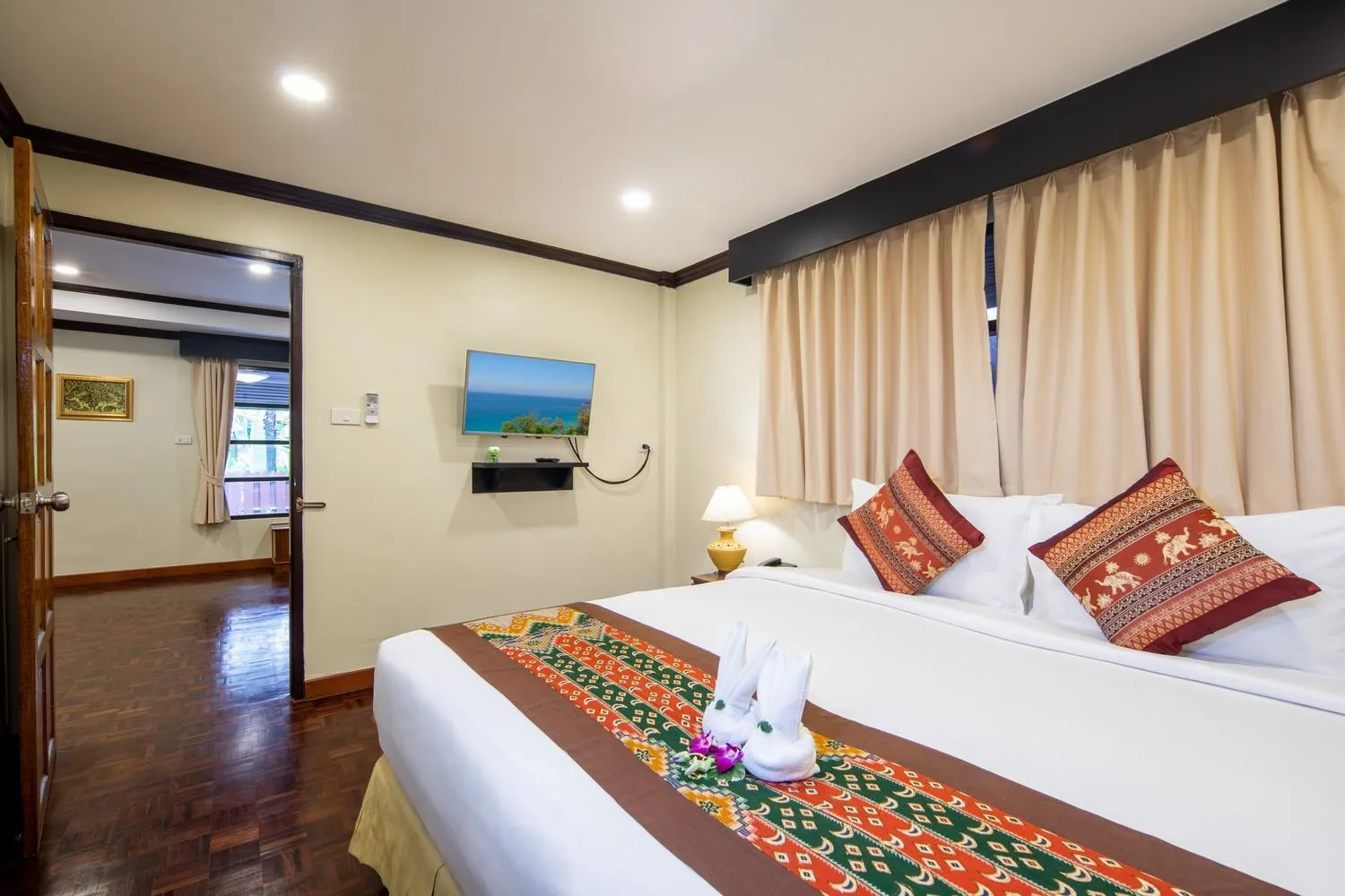Bedroom, Bed in Princess Kamala Beachfront Hotel - SHA Extra Plus