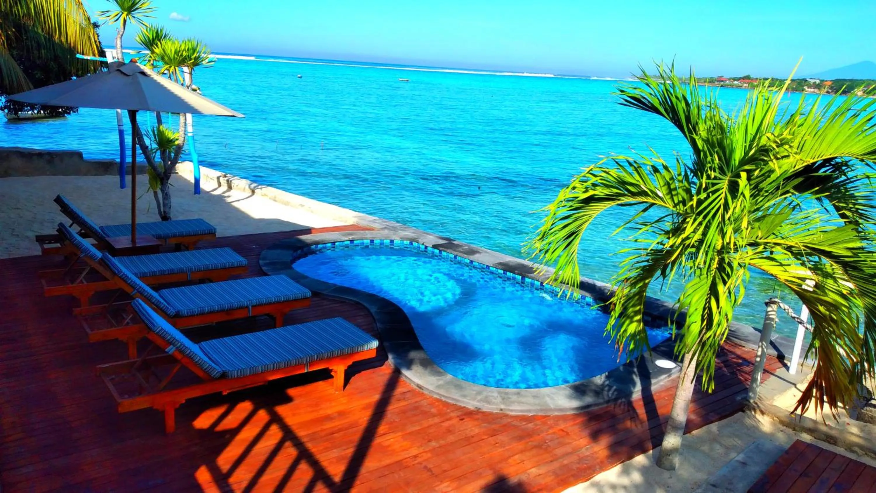 Swimming pool in Double'A beach house