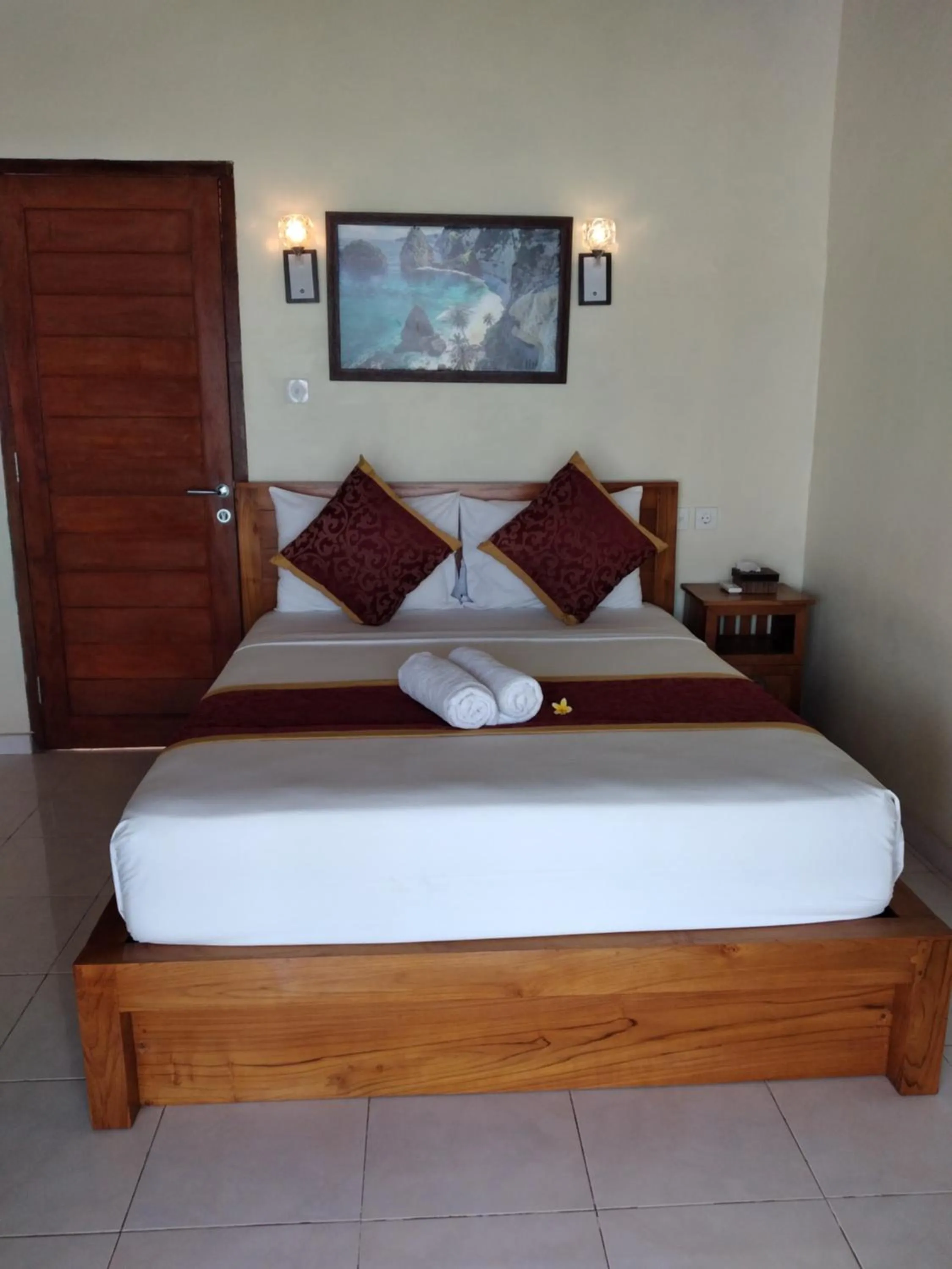 Bedroom, Bed in Double'A beach house