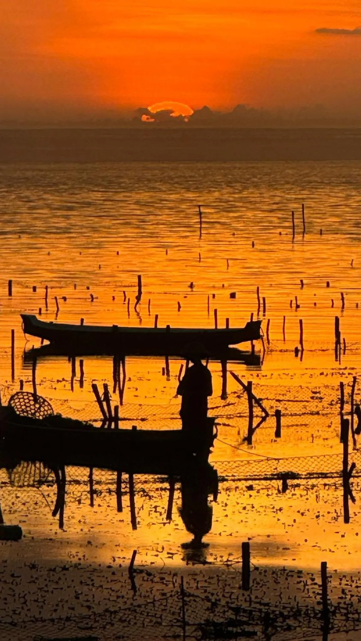 Sunset in Double'A beach house