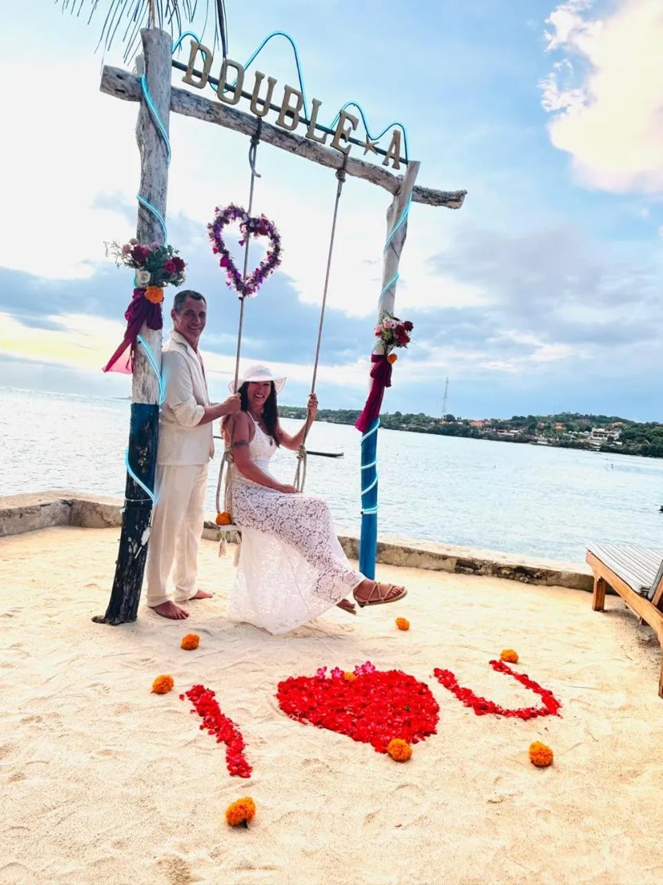 wedding in Double'A beach house