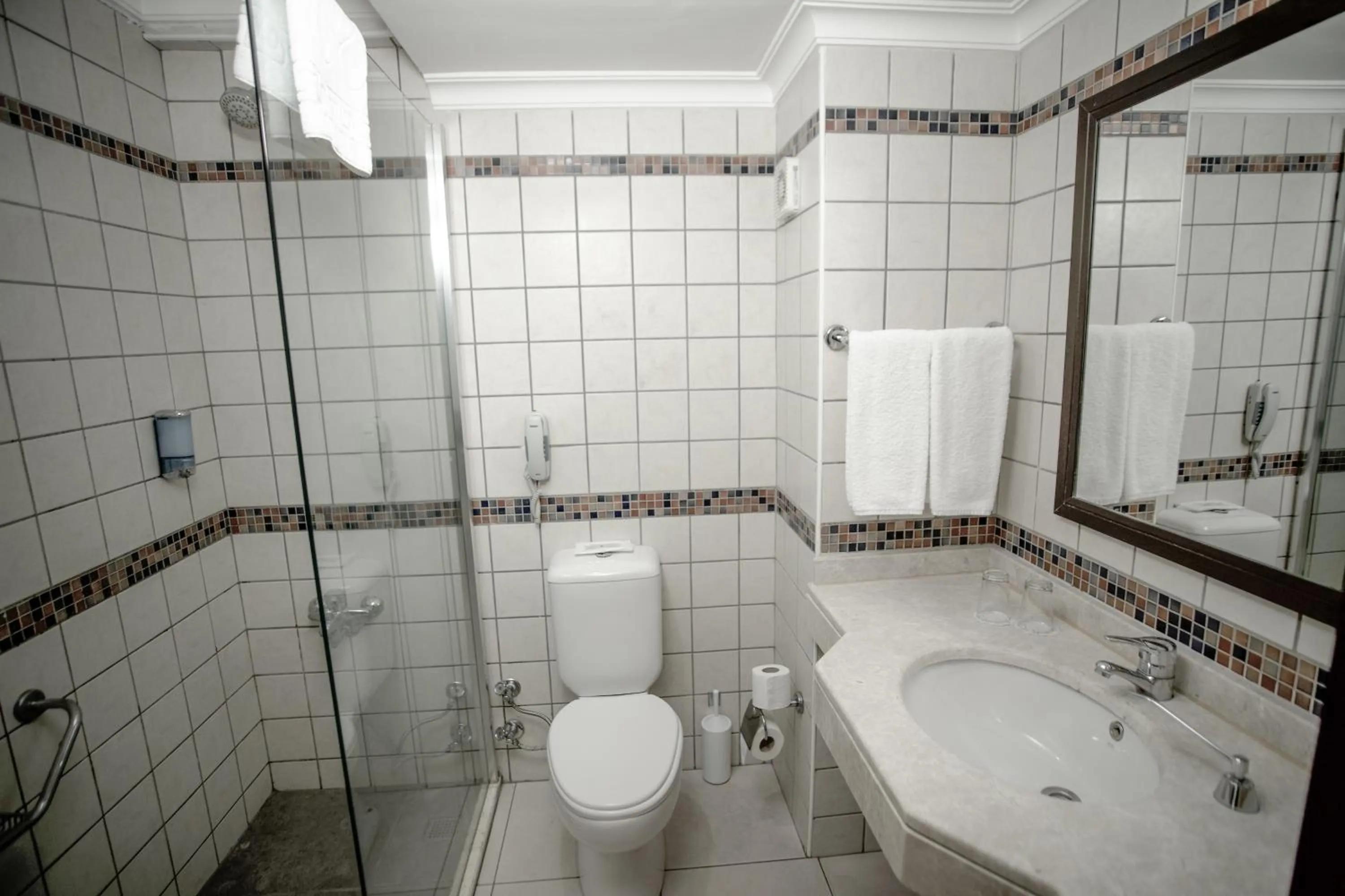 Shower in Camyuva Beach Hotel