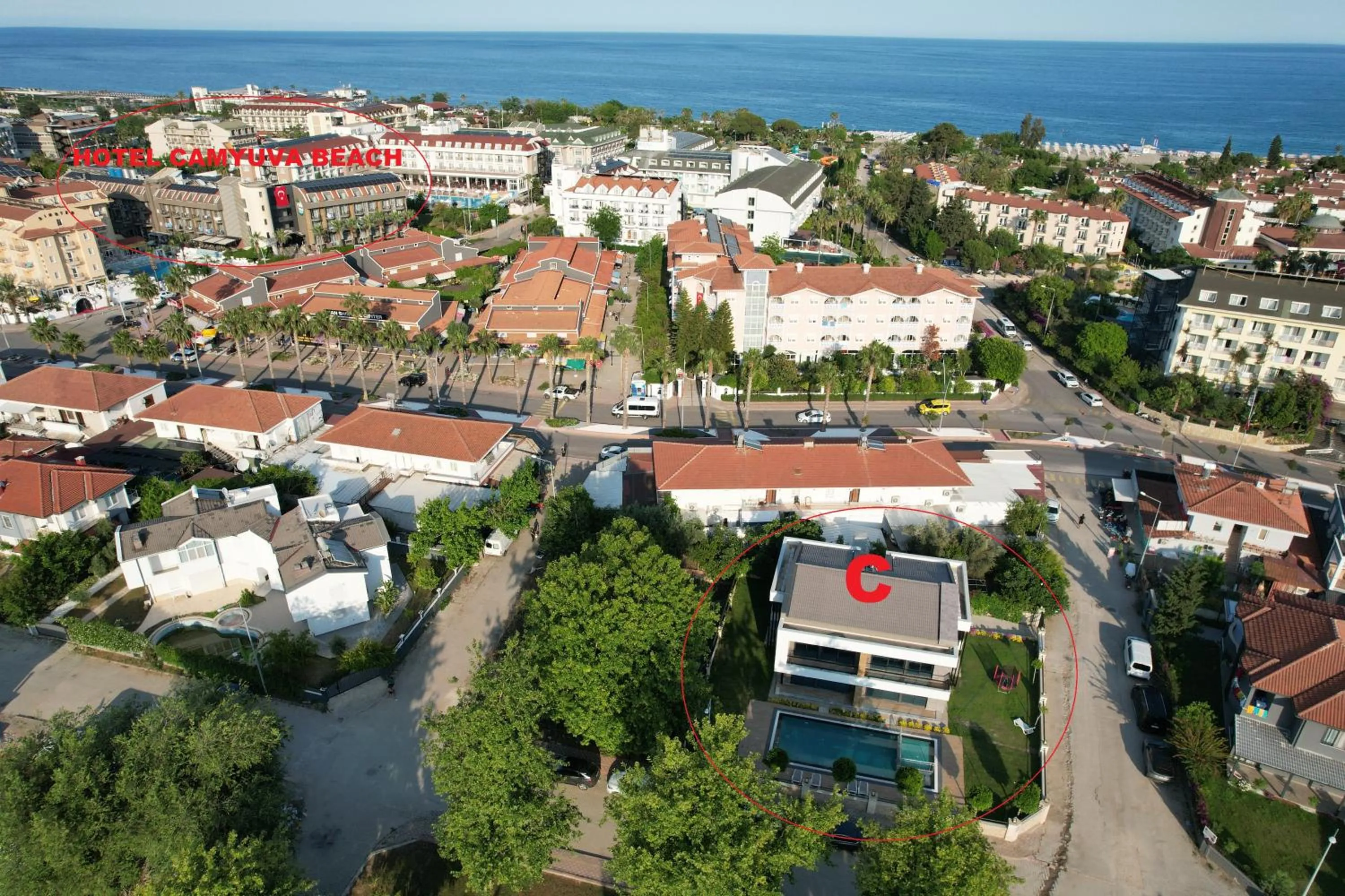 Property building in Camyuva Beach Hotel