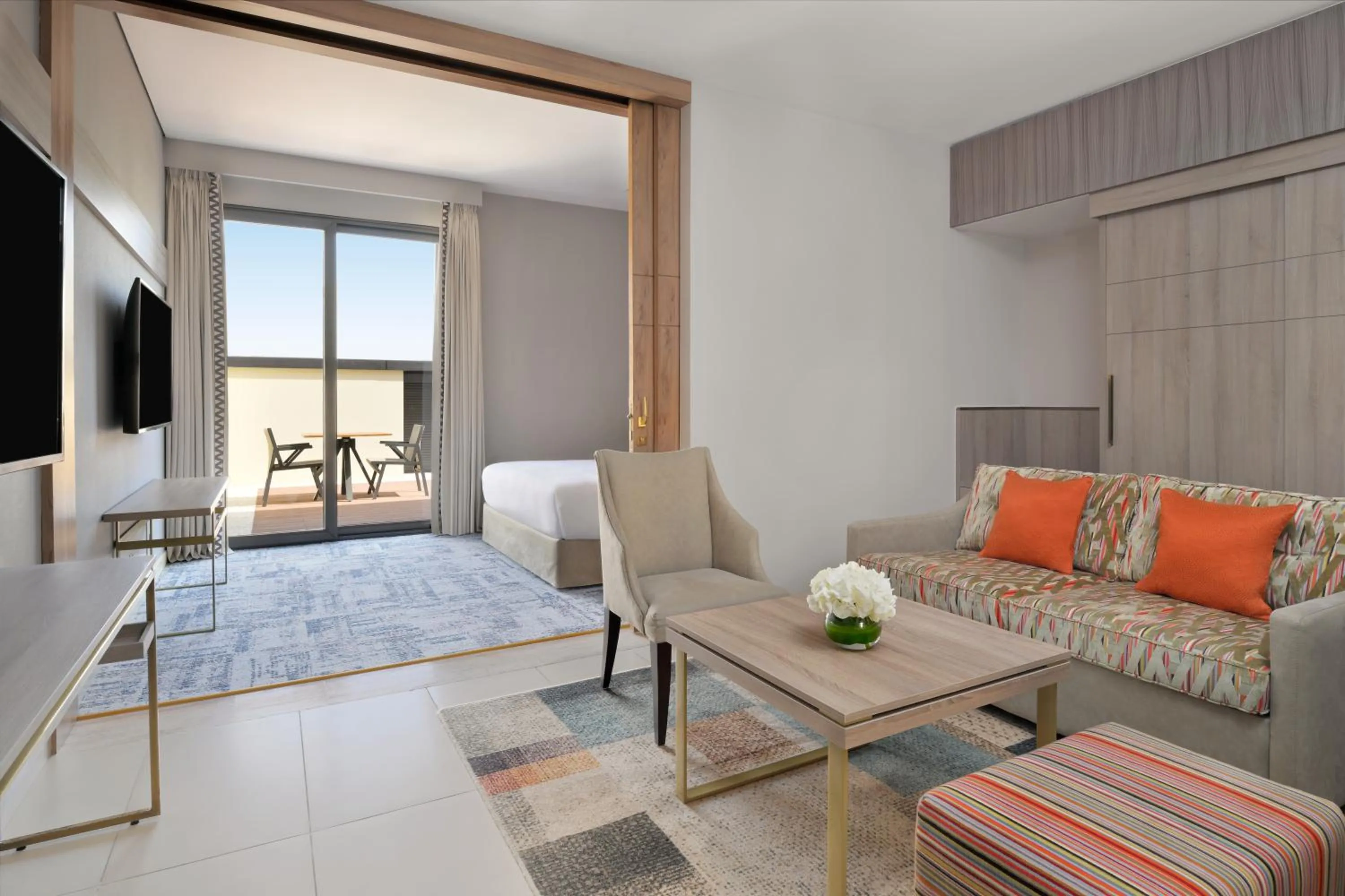 Seating area in Mövenpick Hotel Tahlia Jeddah