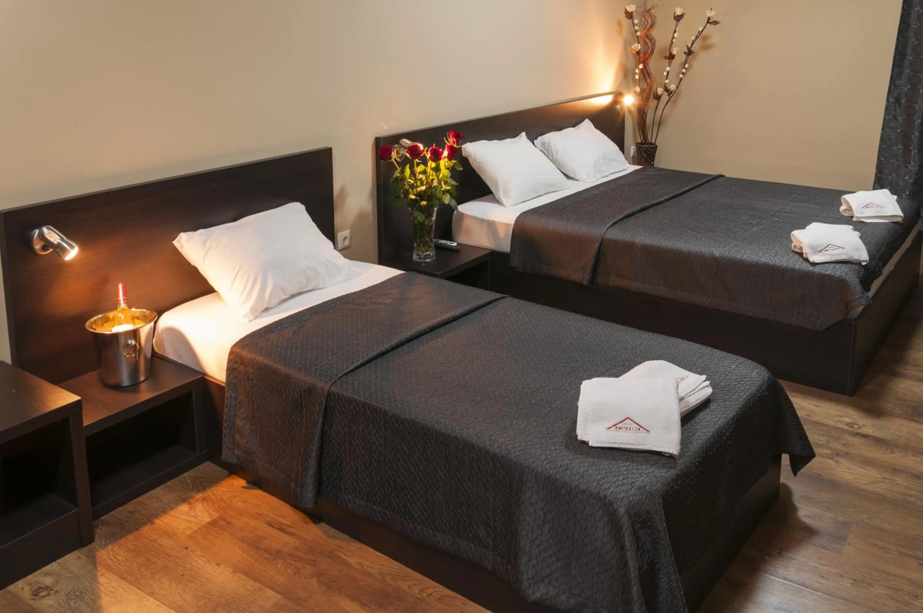 Bed in Family Hotel Pautalia