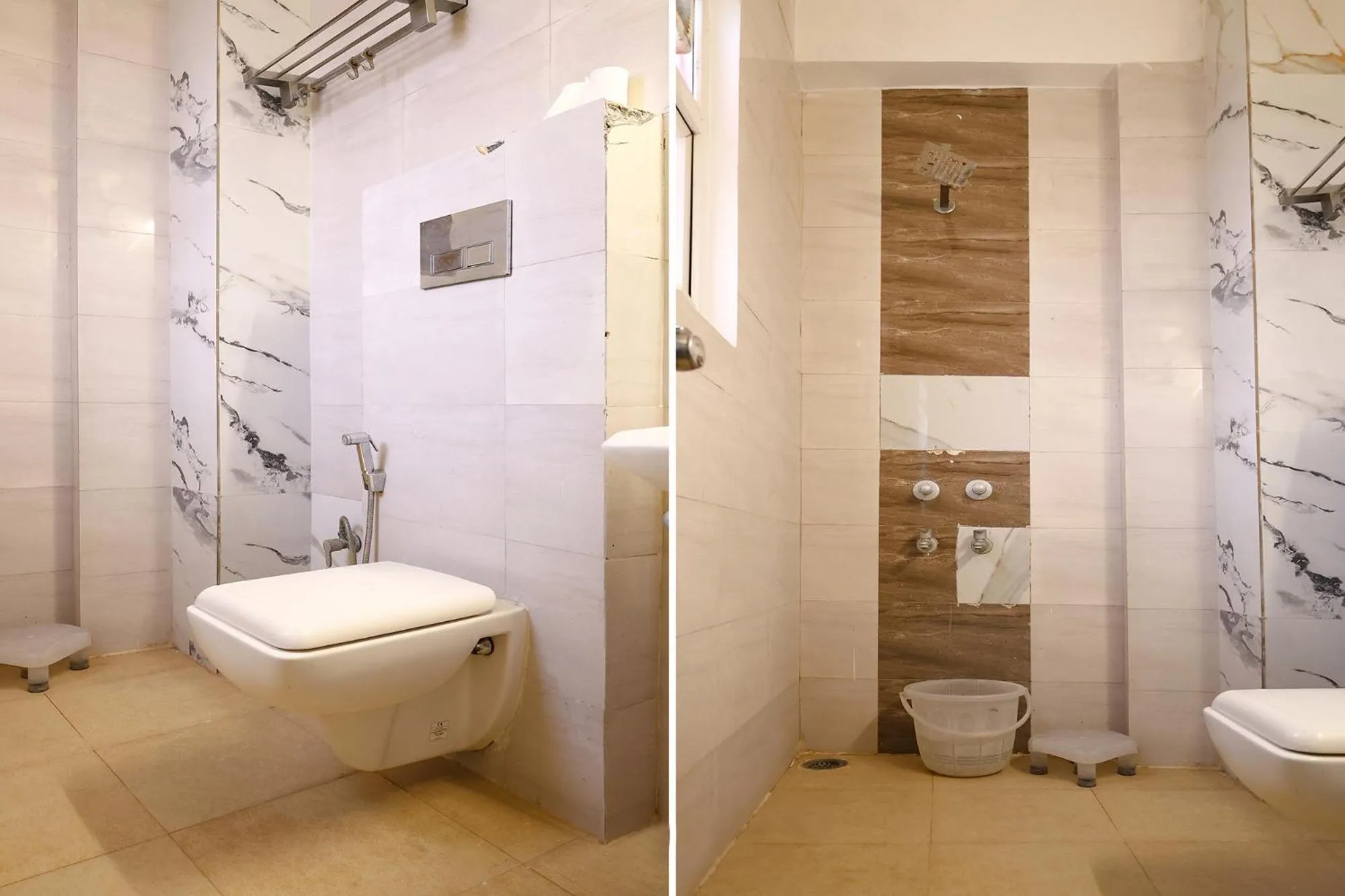 Bathroom in Hotel HSP Suites - Nr IGI Airport, New Delhi