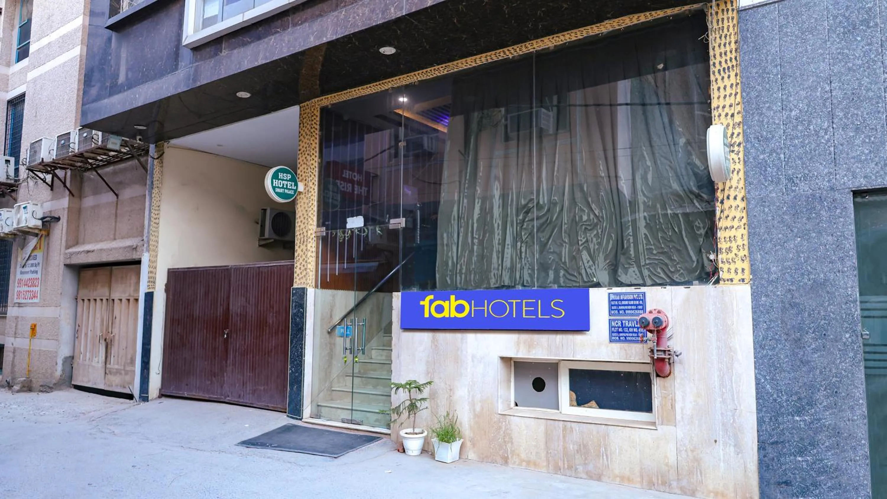 Facade/entrance in FabHotel HSP Suites - Near IGI Airport - New Delhi