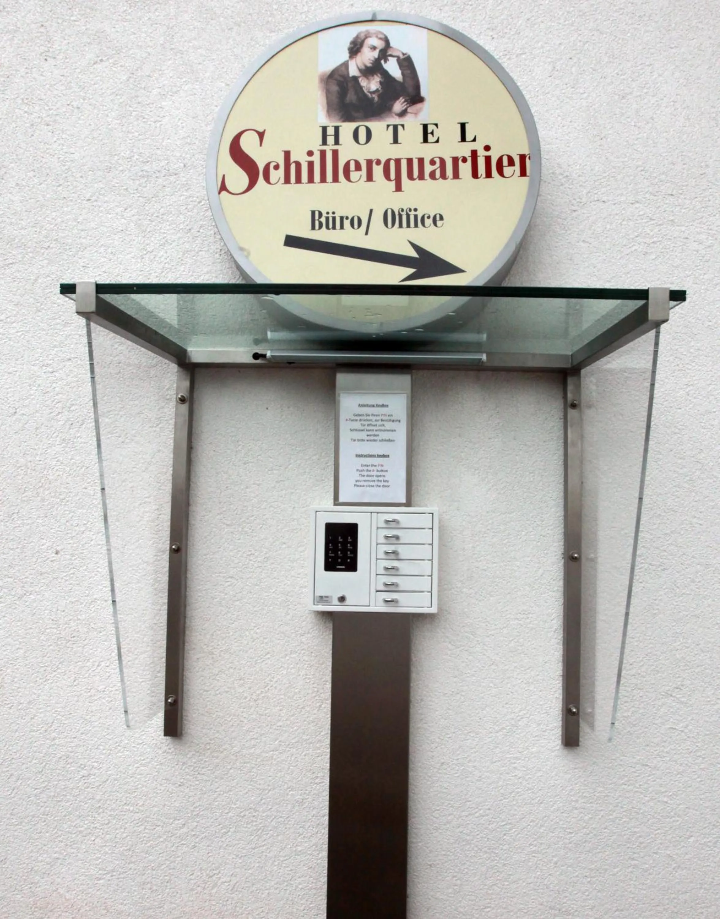 Decorative detail in Hotel Schillerquartier