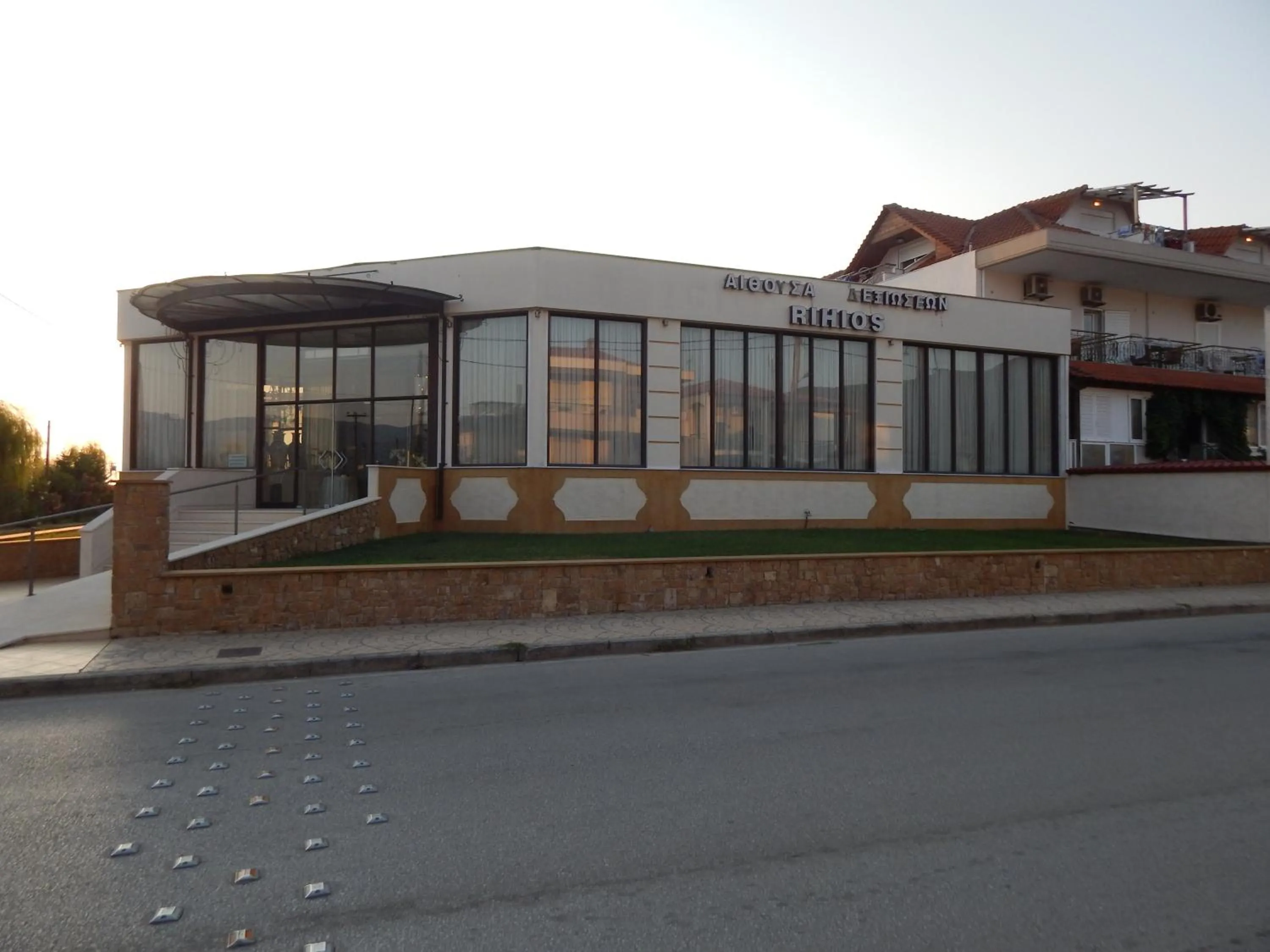 Property building in Rihios Hotel