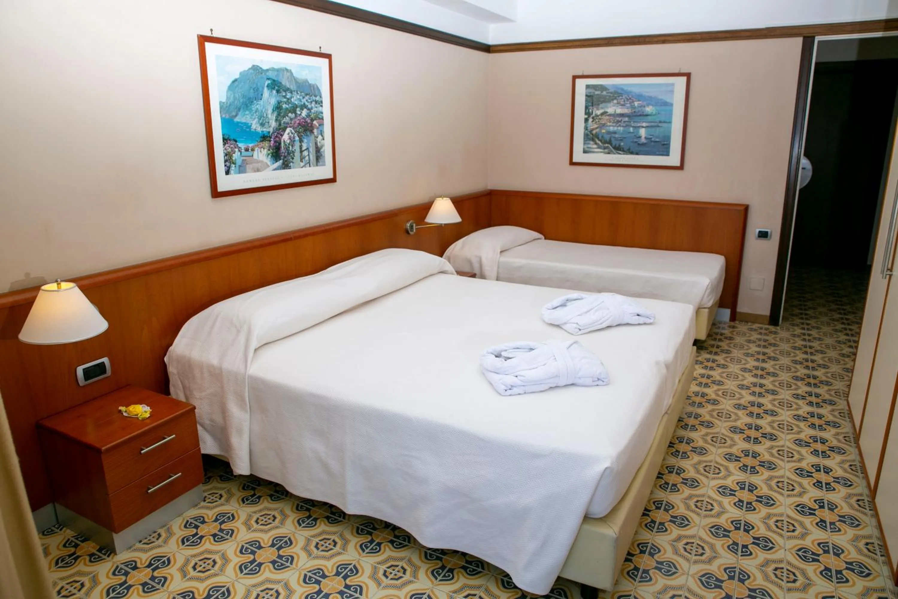 Bed in Hotel Pietra di Luna