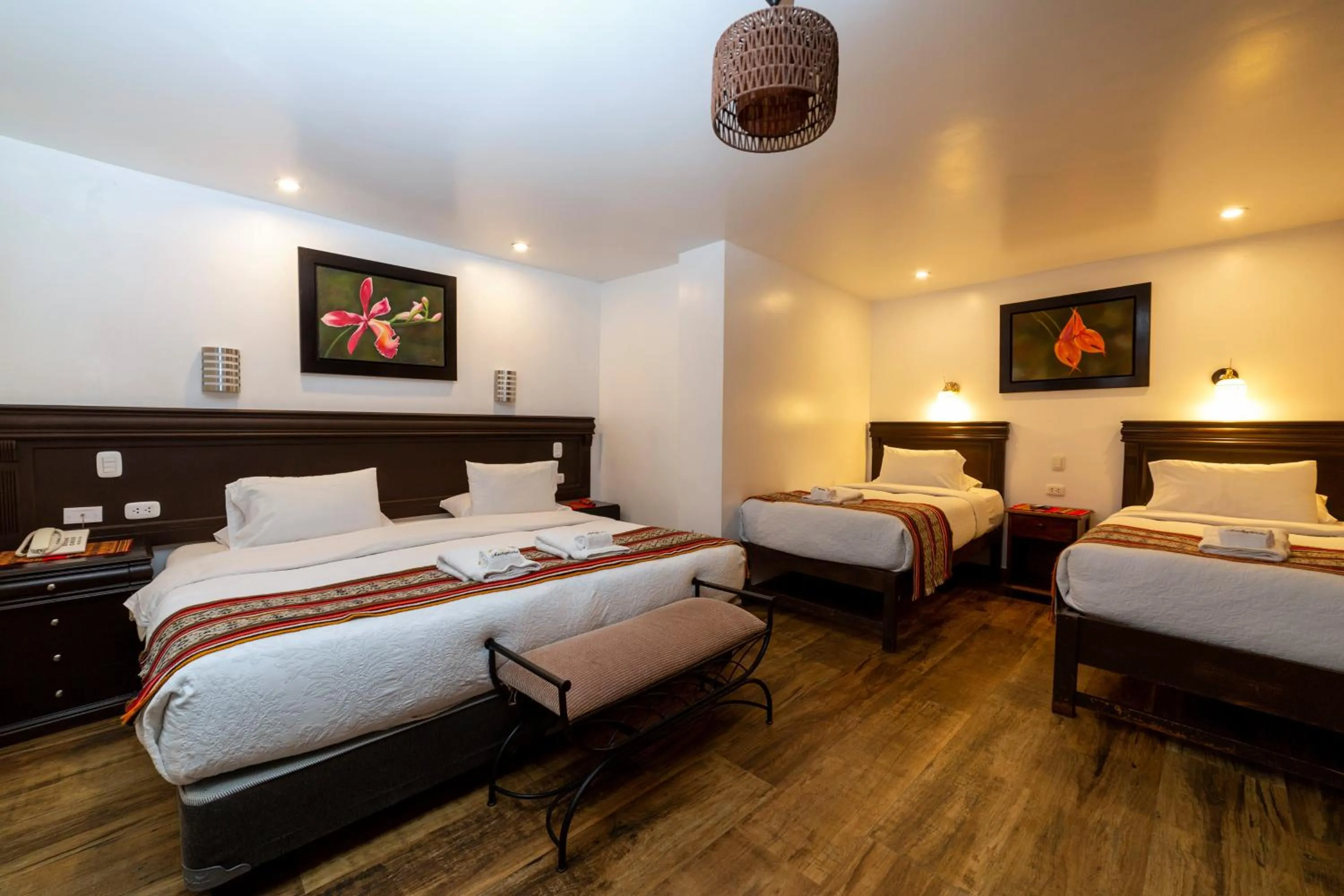 Bed in Gringo Bill's Boutique Hotel