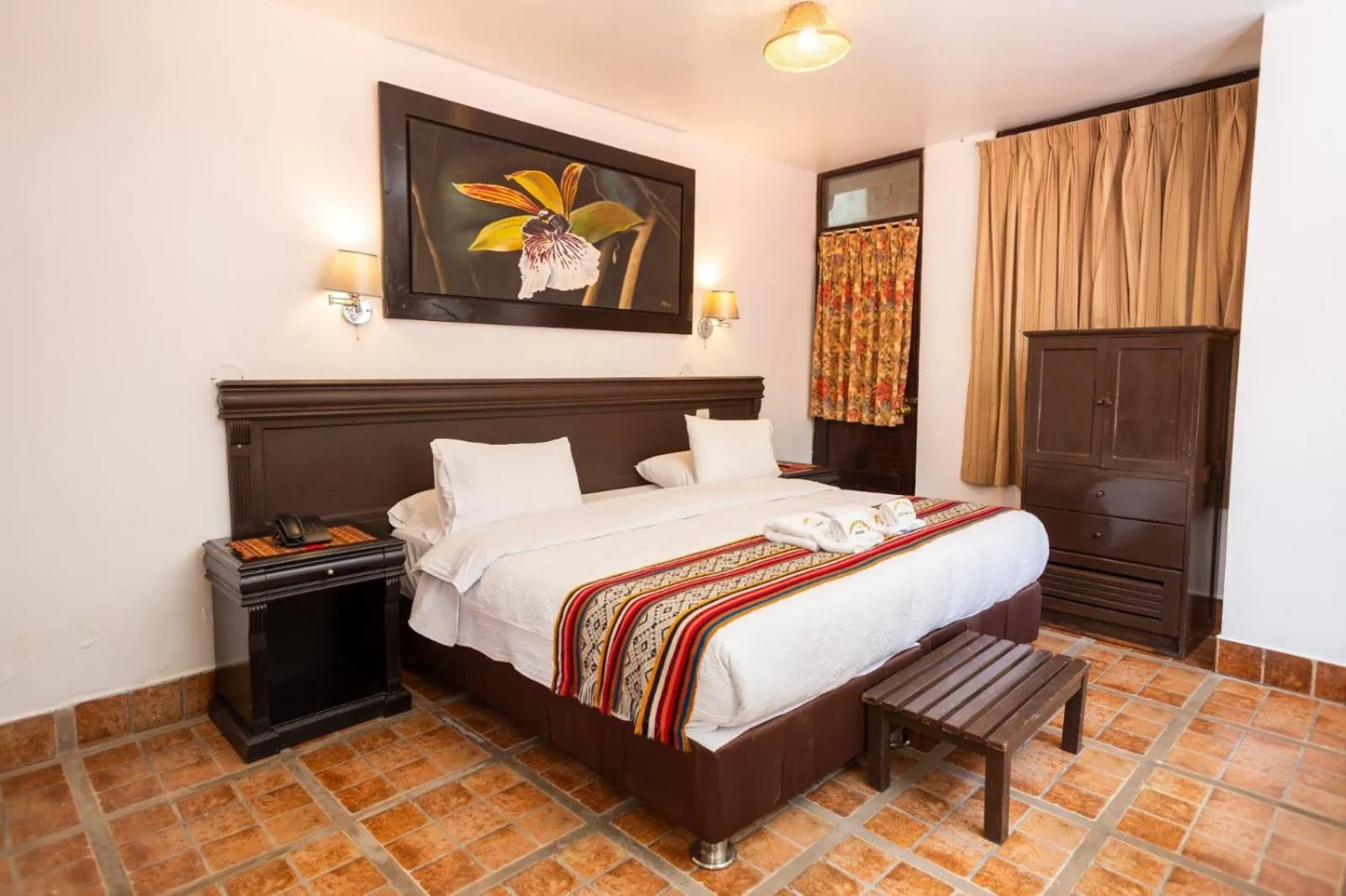 Bed in Gringo Bill's Boutique Hotel