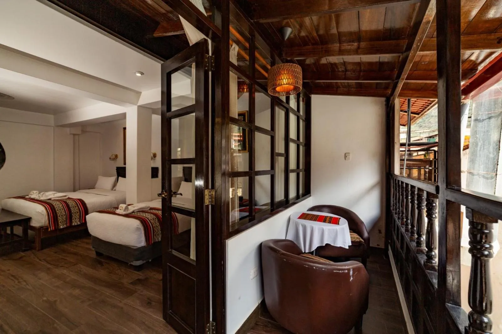 Bed in Gringo Bill's Boutique Hotel