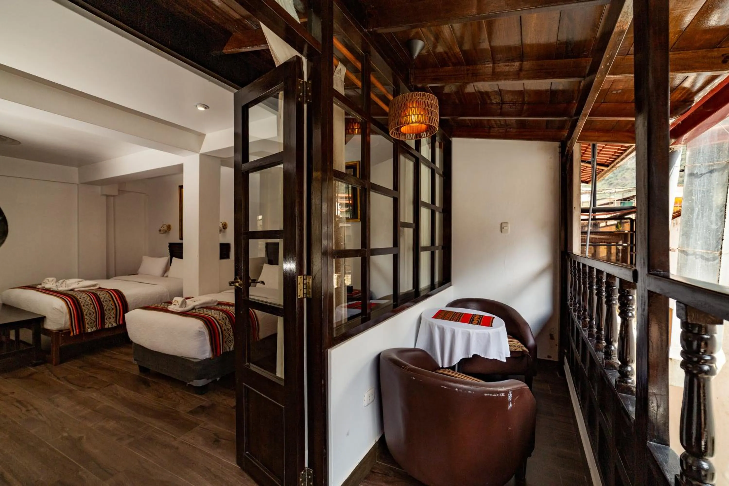 Bed in Gringo Bill's Boutique Hotel