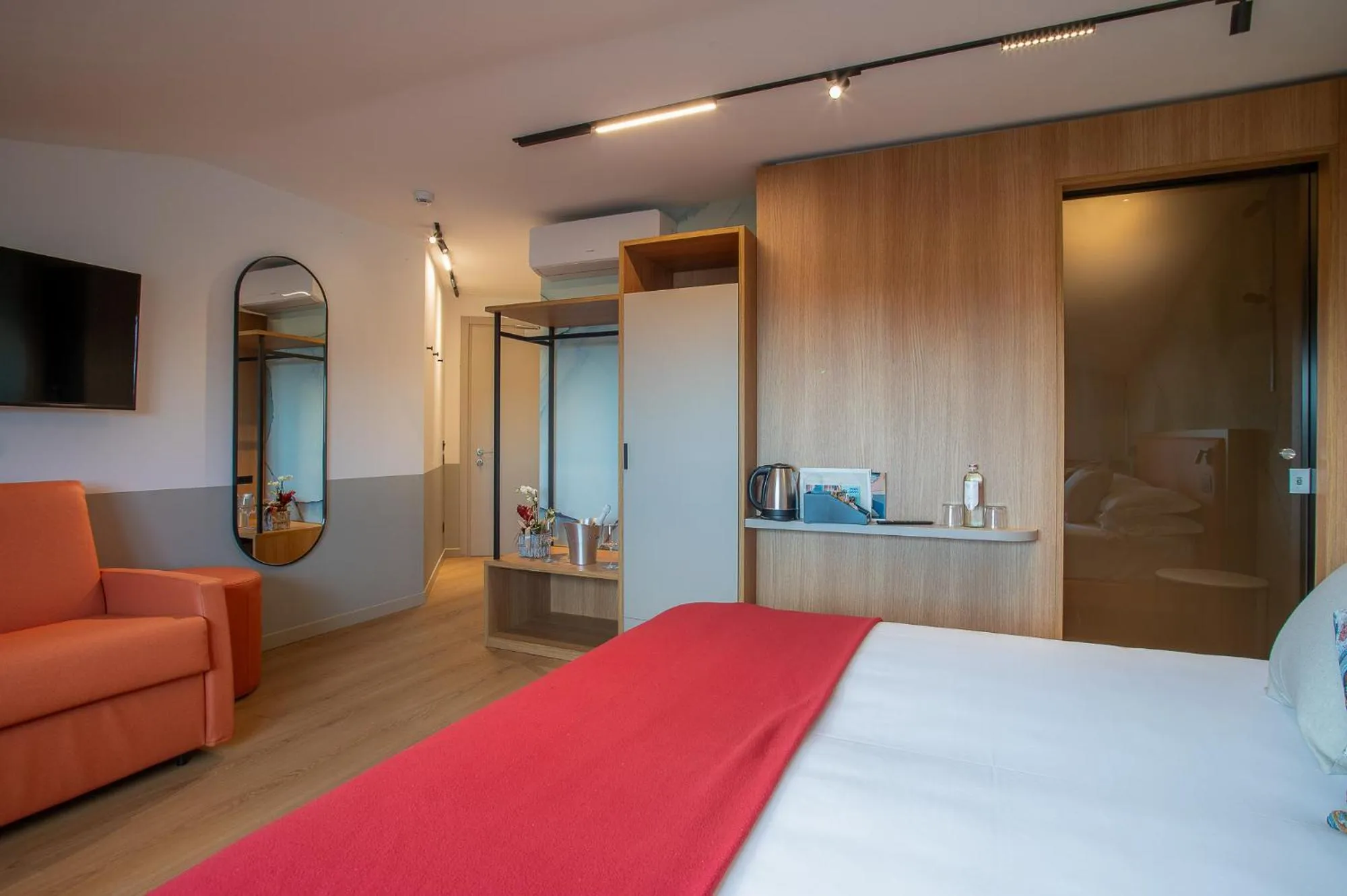 Bed in Hotel Sirenetta