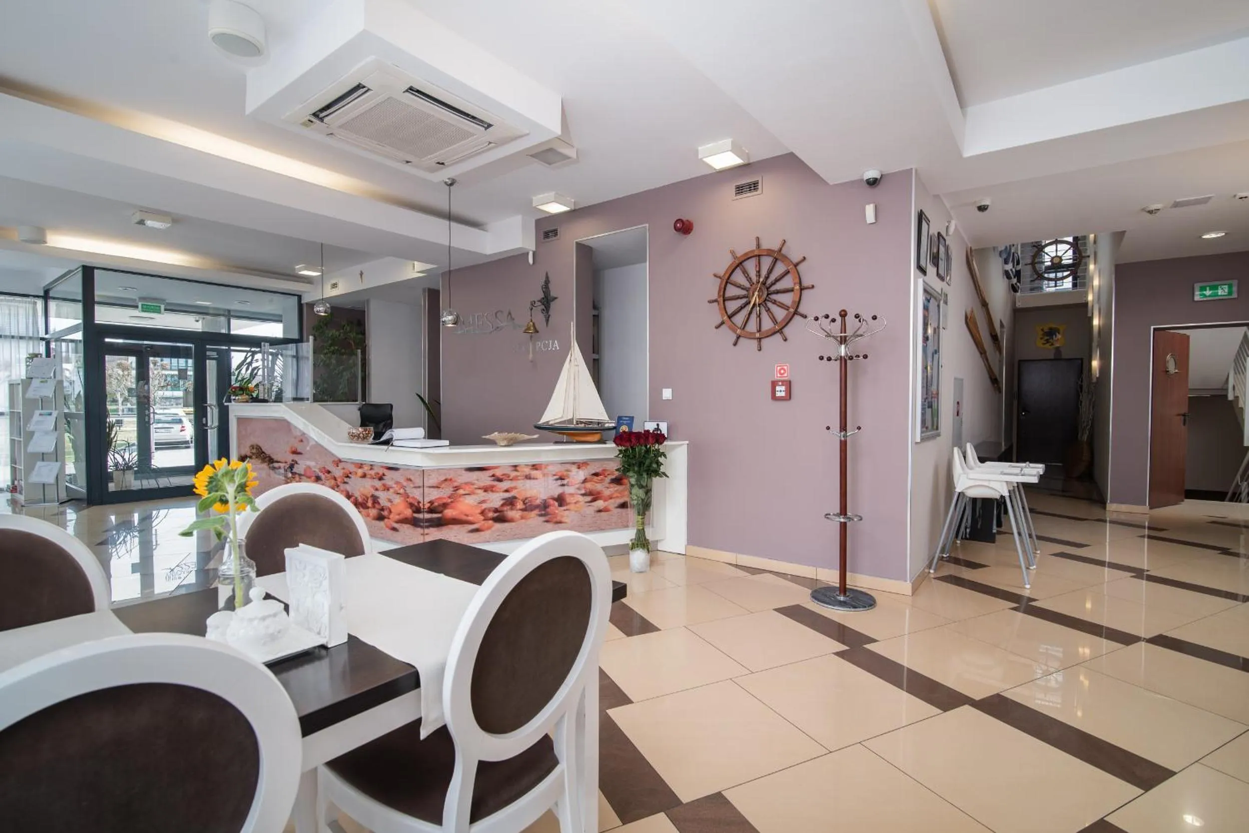 Lobby or reception in Hotel Messa