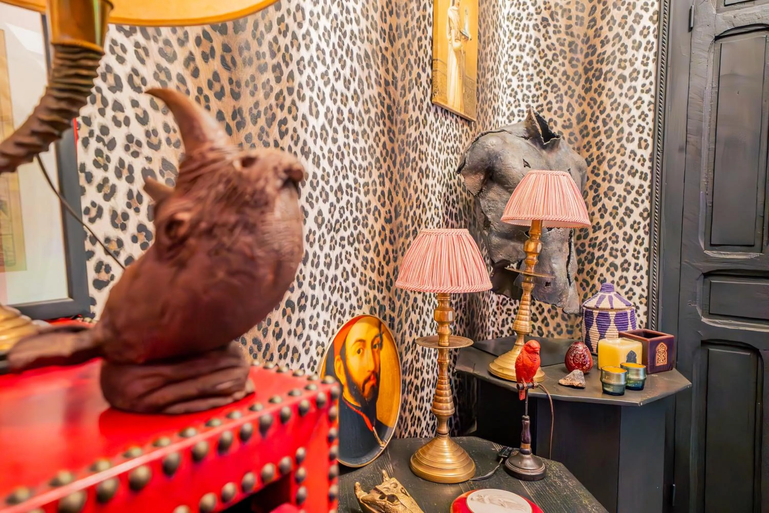 Decorative detail in Riad Tibibt