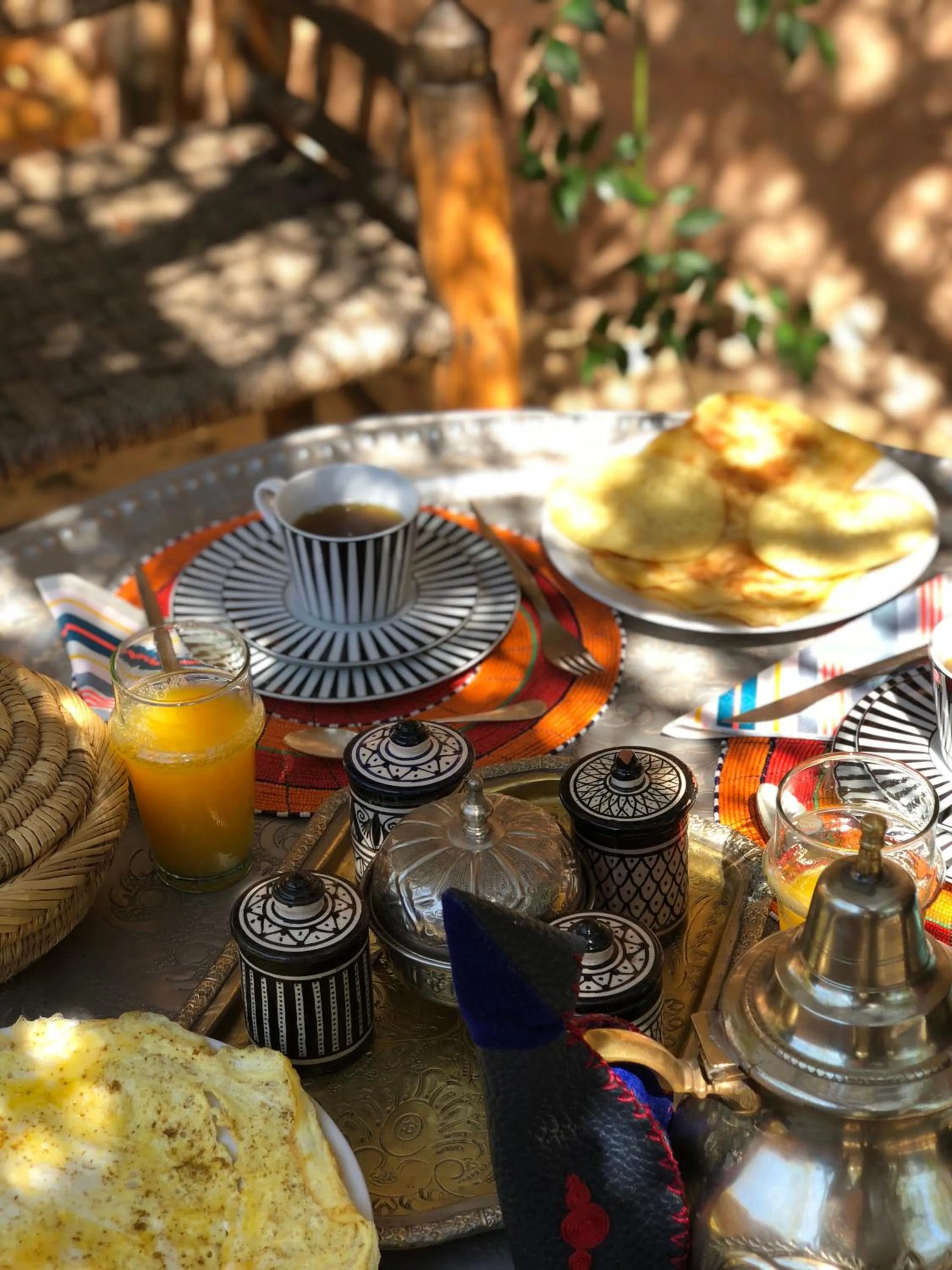 Food close-up in Riad Tibibt