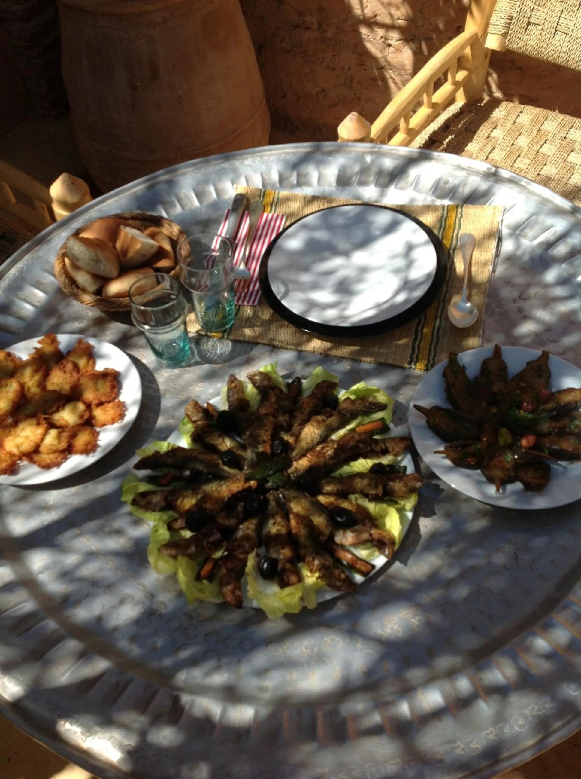 Food close-up in Riad Tibibt