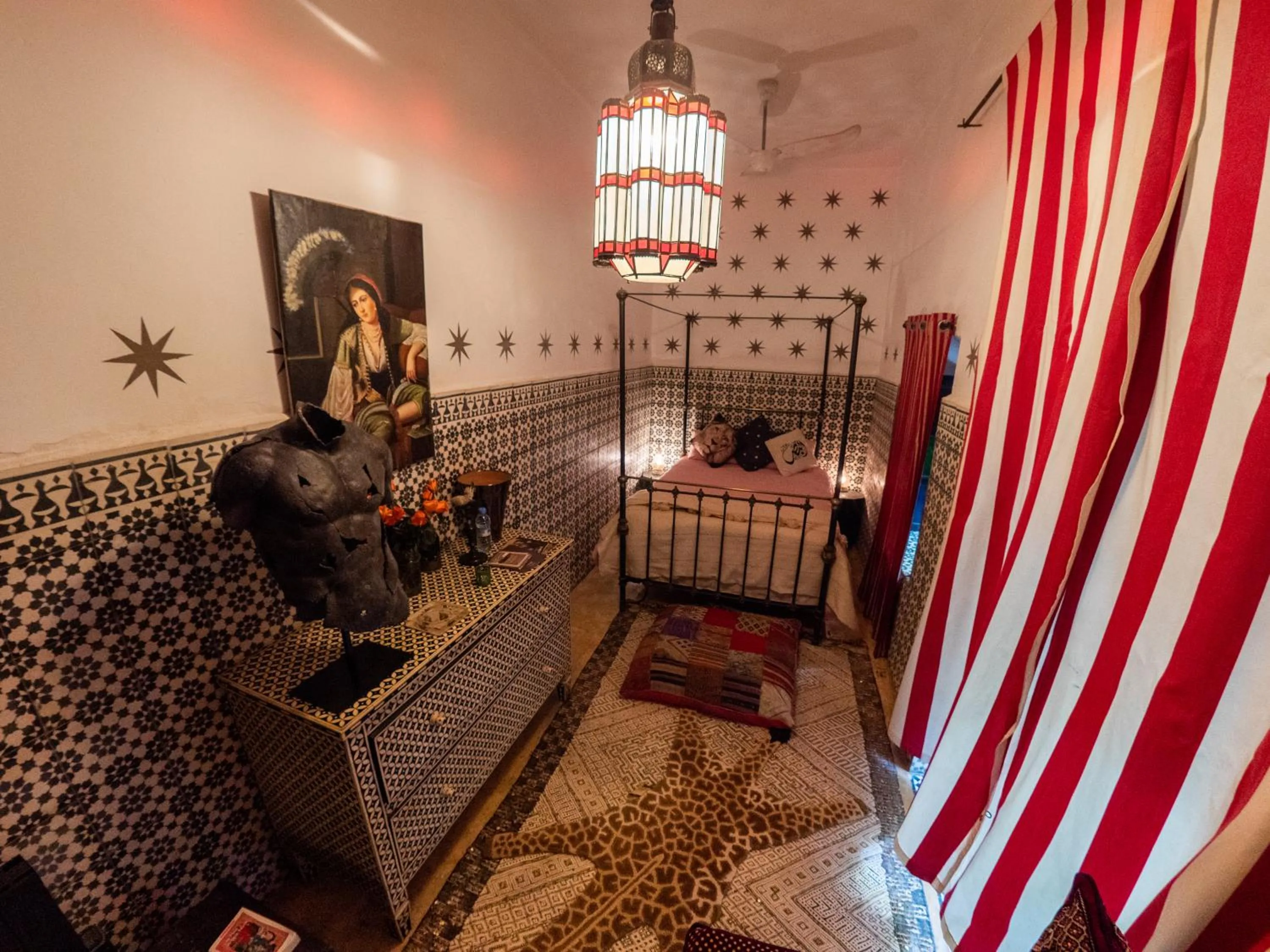 Seating area in Riad Tibibt