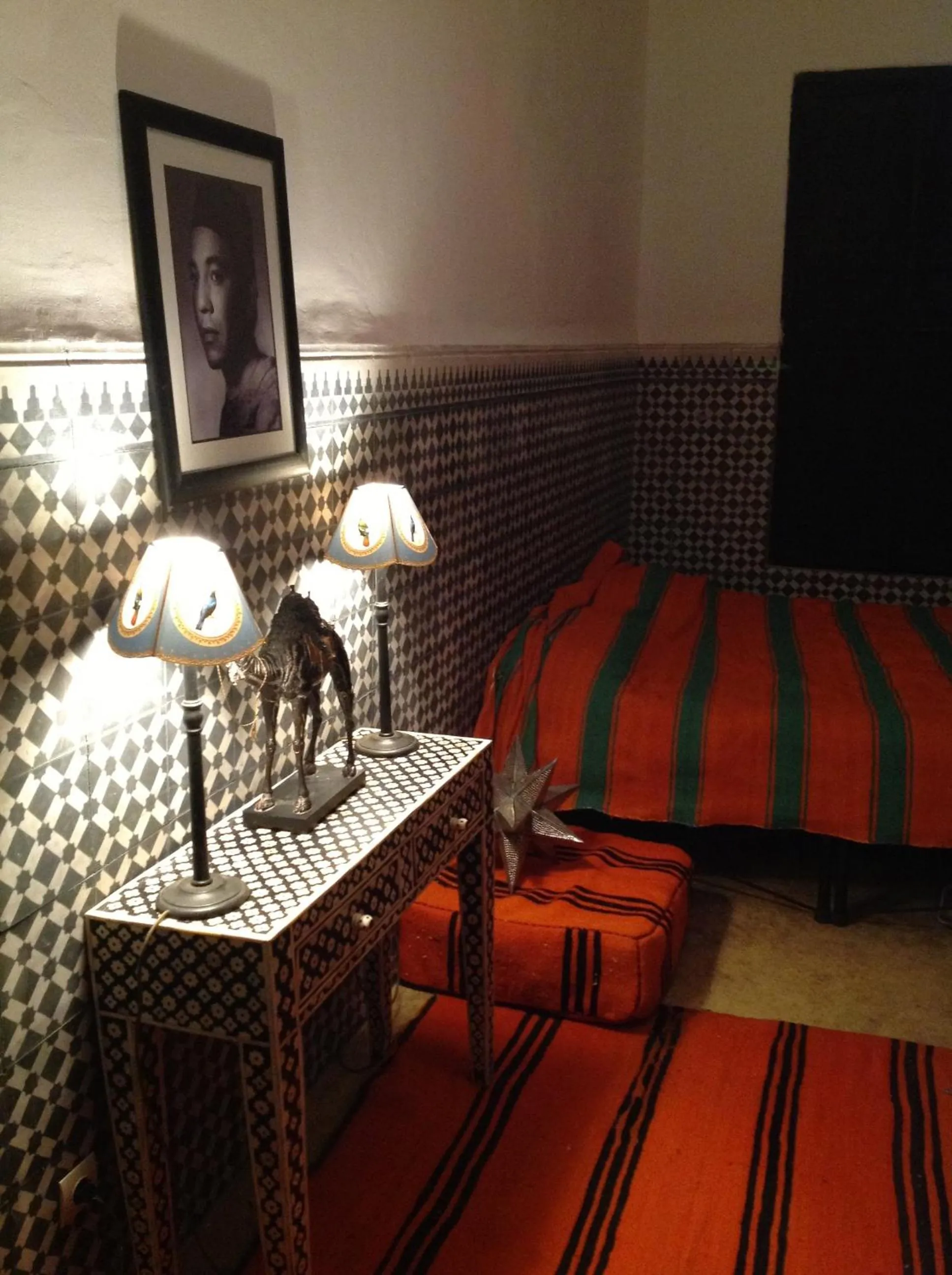 Photo of the whole room, Bed in Riad Tibibt