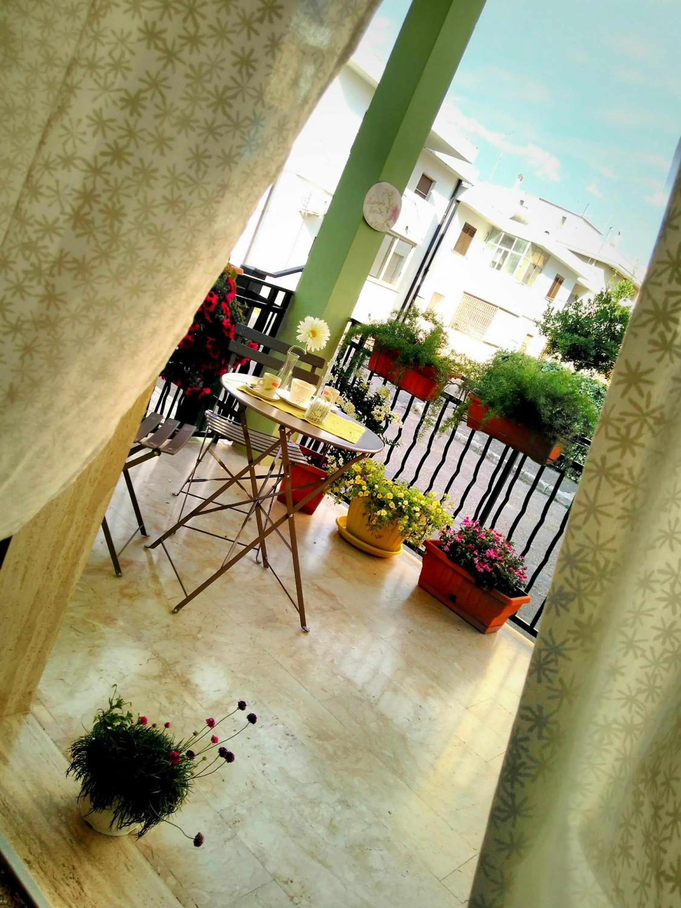 Balcony/Terrace in B&B L'angolo fiorito