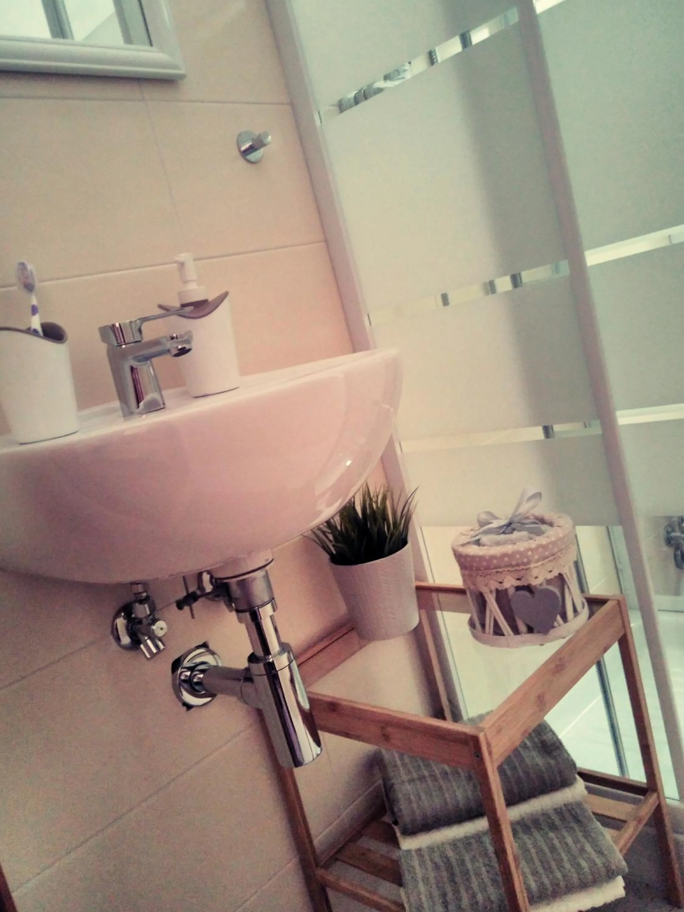 Bathroom in B&B L'angolo fiorito