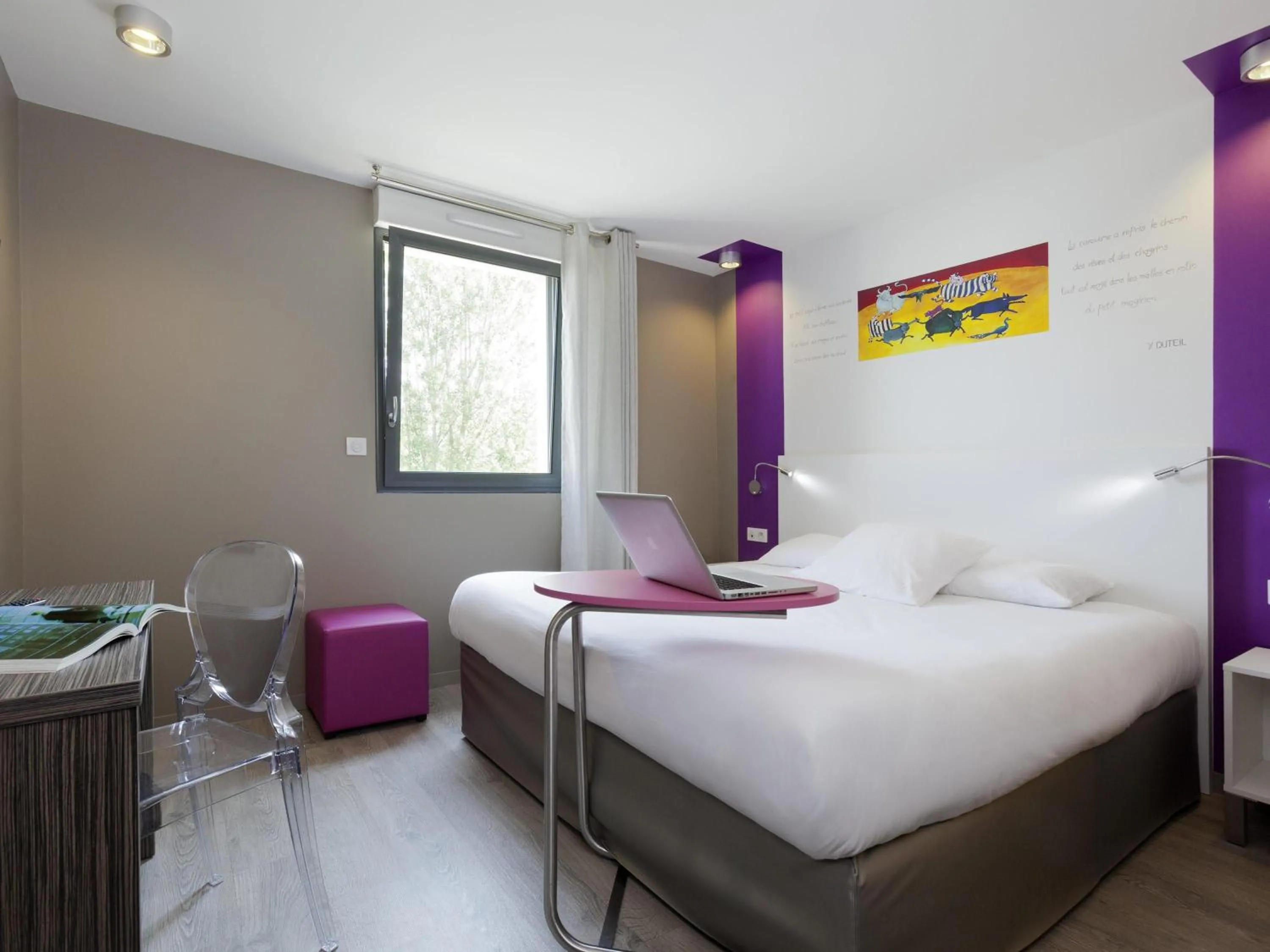 Bedroom, Bed in ibis Styles Rennes St. Gregoire
