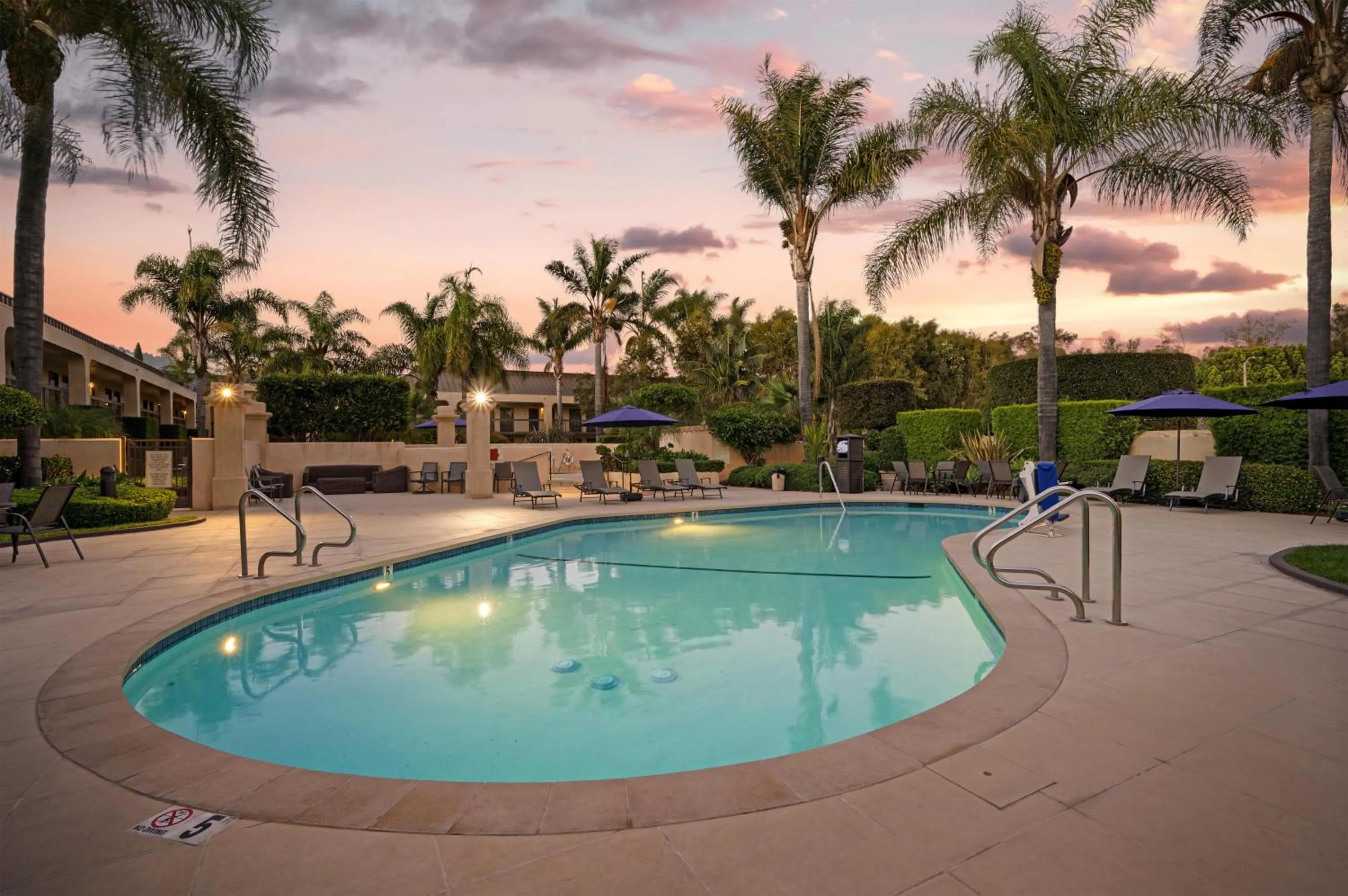 Pool view in Best Western Plus South Coast Inn