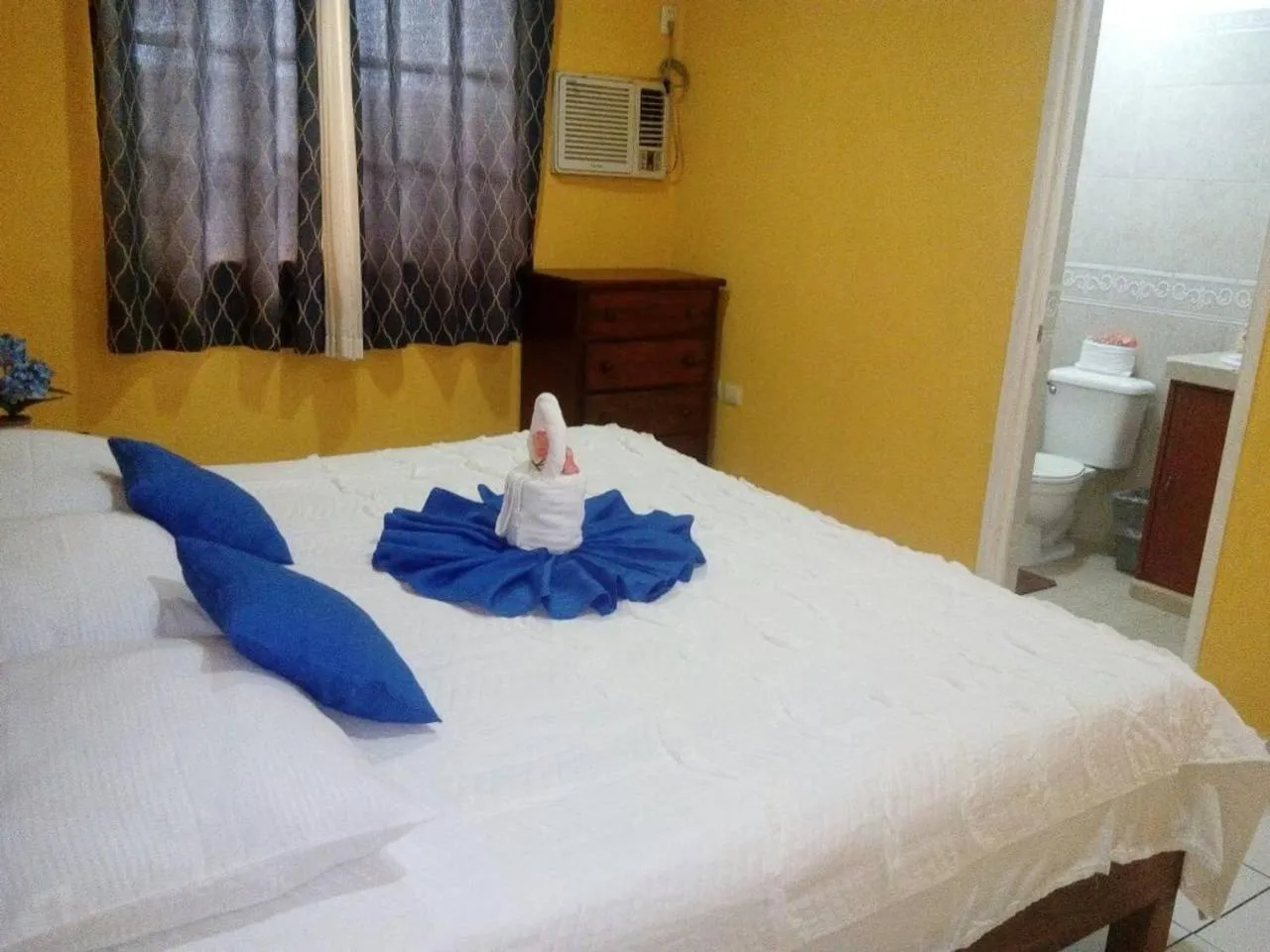 Bed in Casa Coral Cozumel