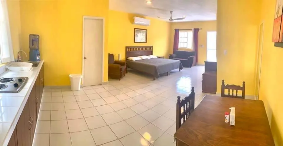 Bed in Casa Coral Cozumel