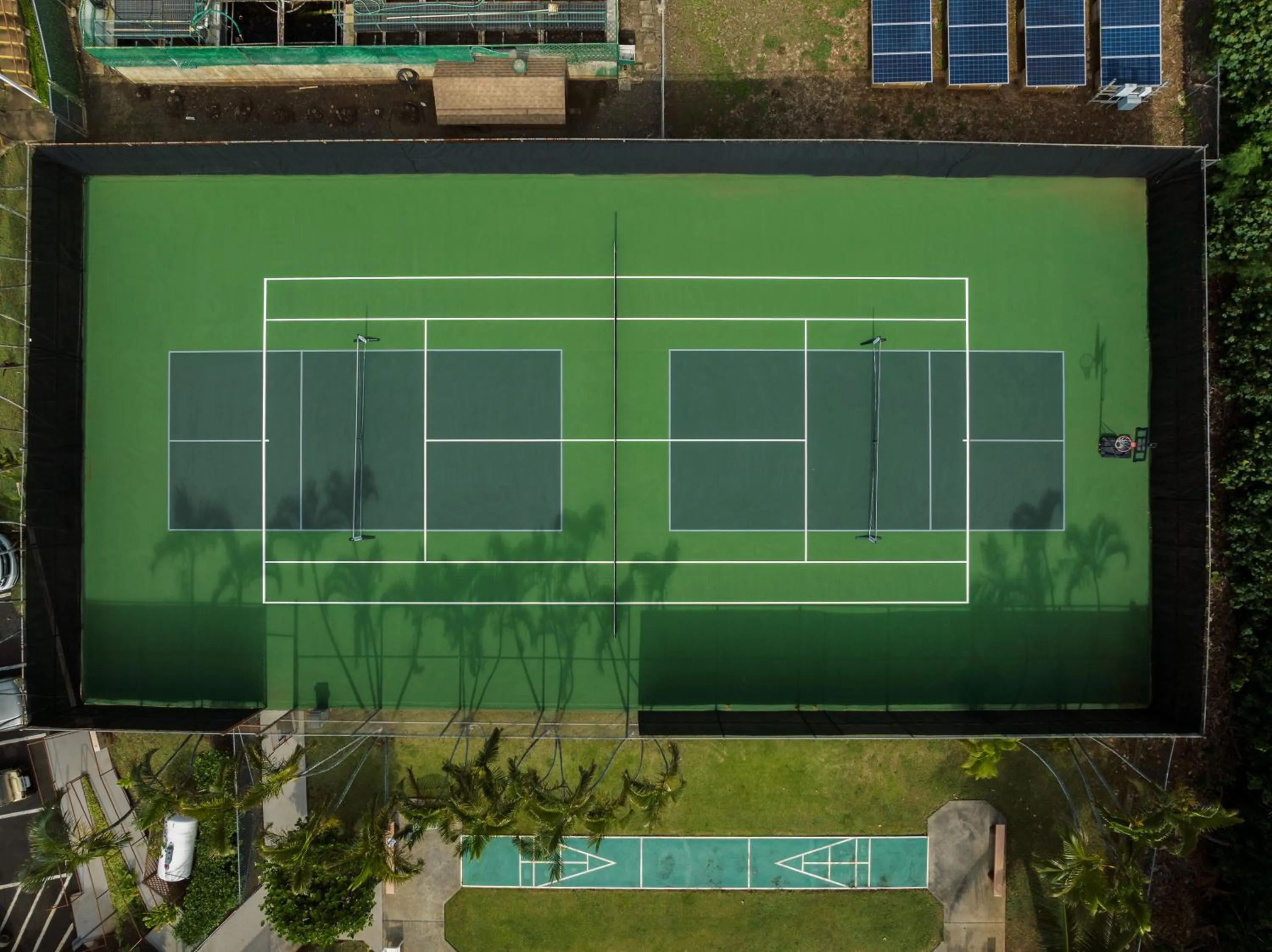 Tennis court in Banyan Harbor Resort
