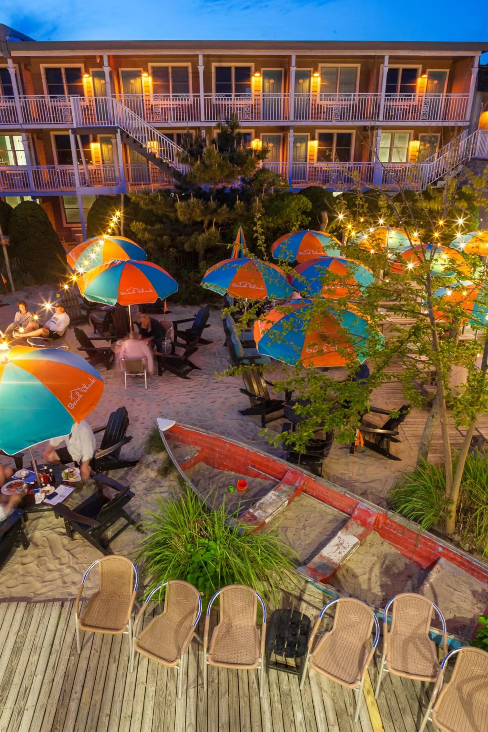 Bird's eye view in Beach Shack