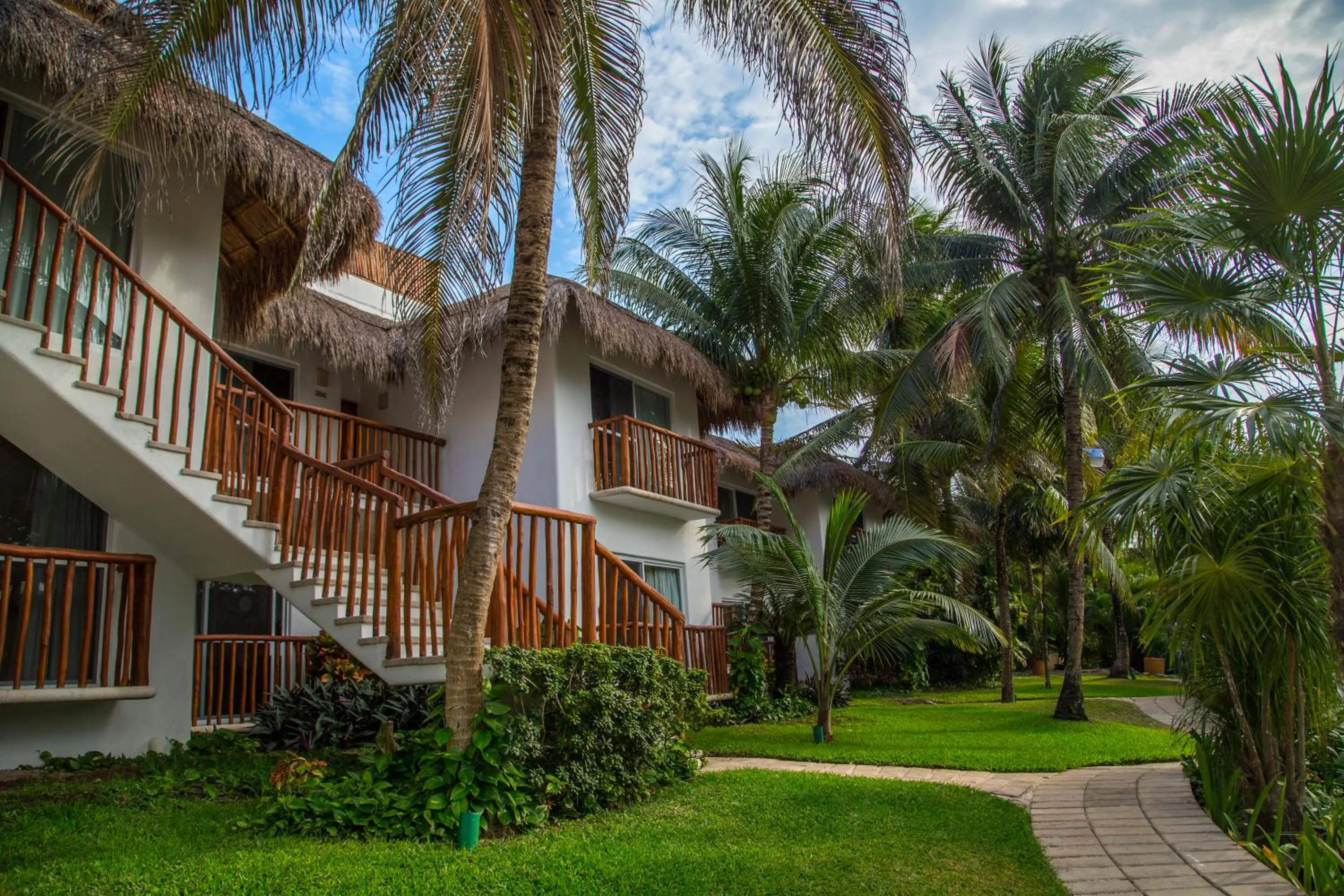 Garden in Las Villas Akumal