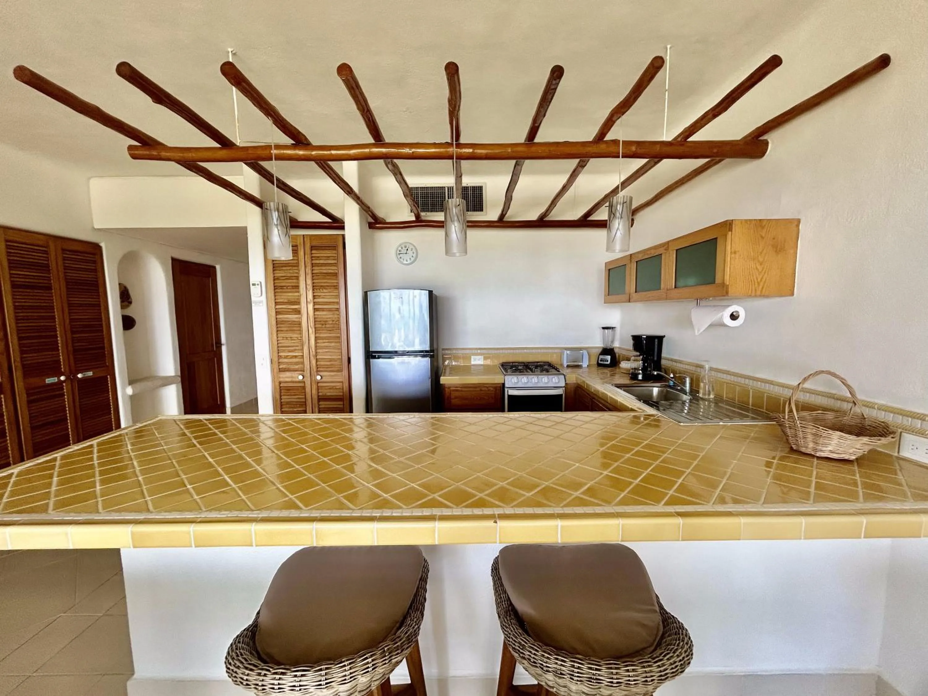 kitchen in Las Villas Akumal