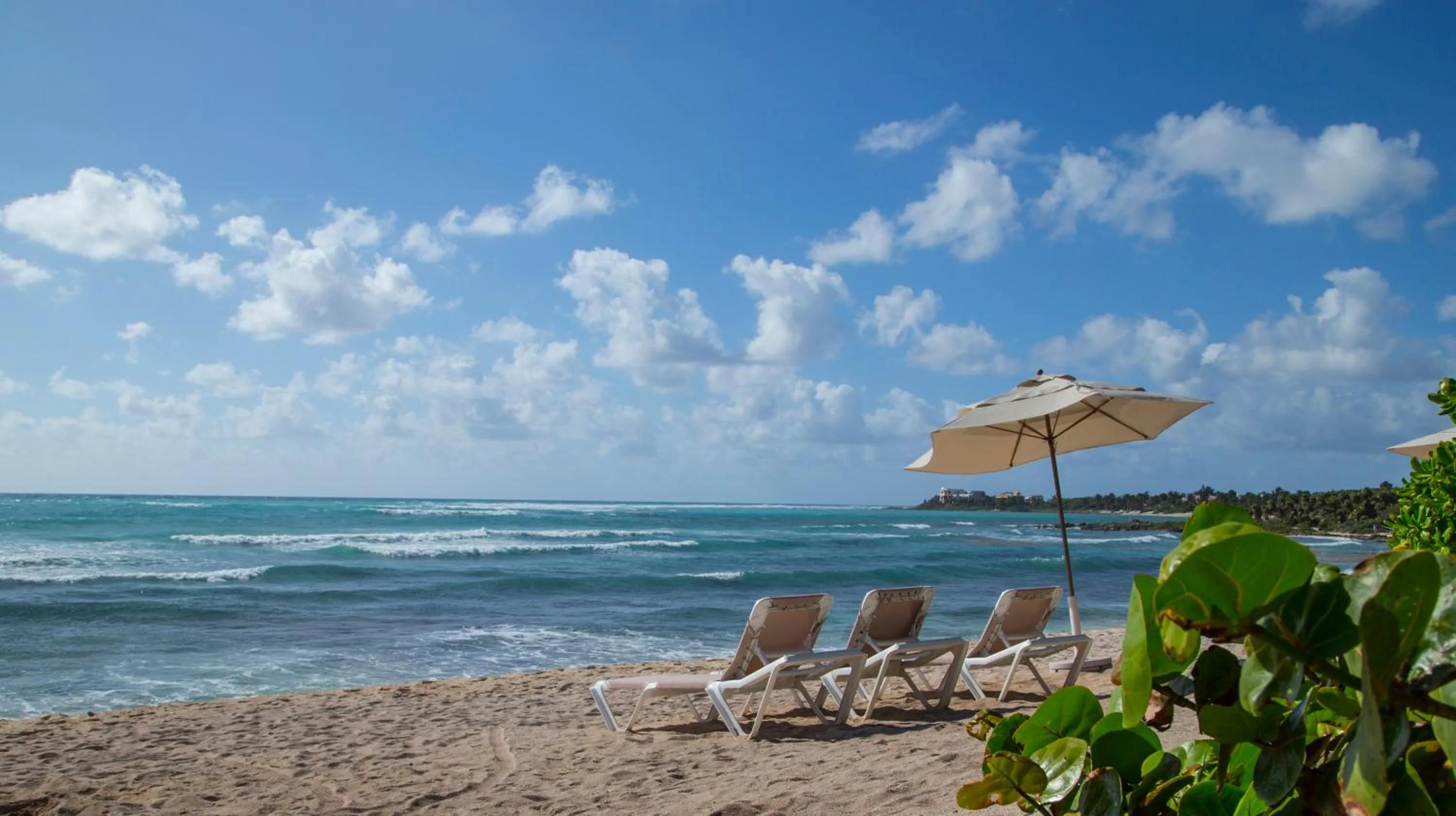 Beach in Las Villas Akumal