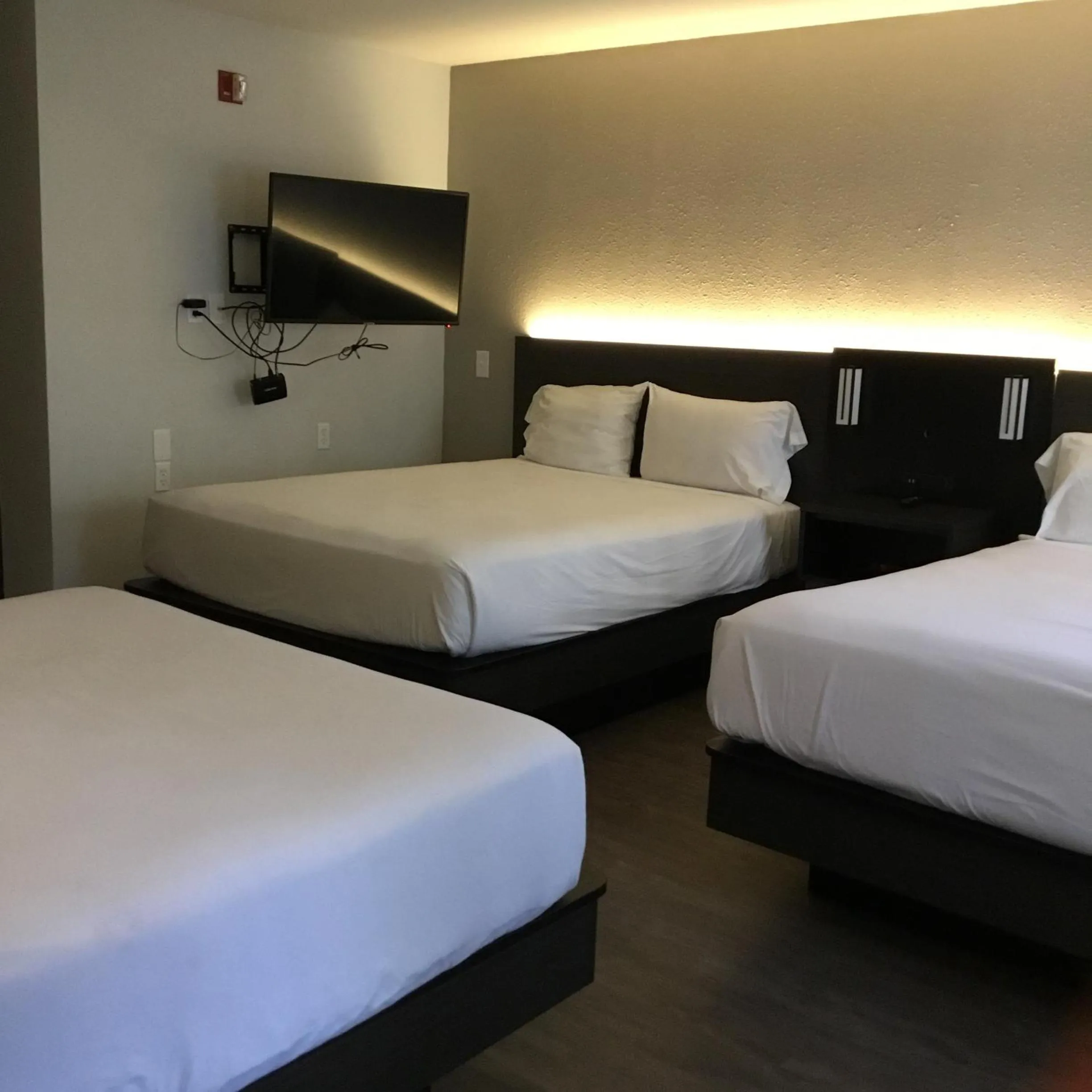 Bed in Pinetop Studio Suites