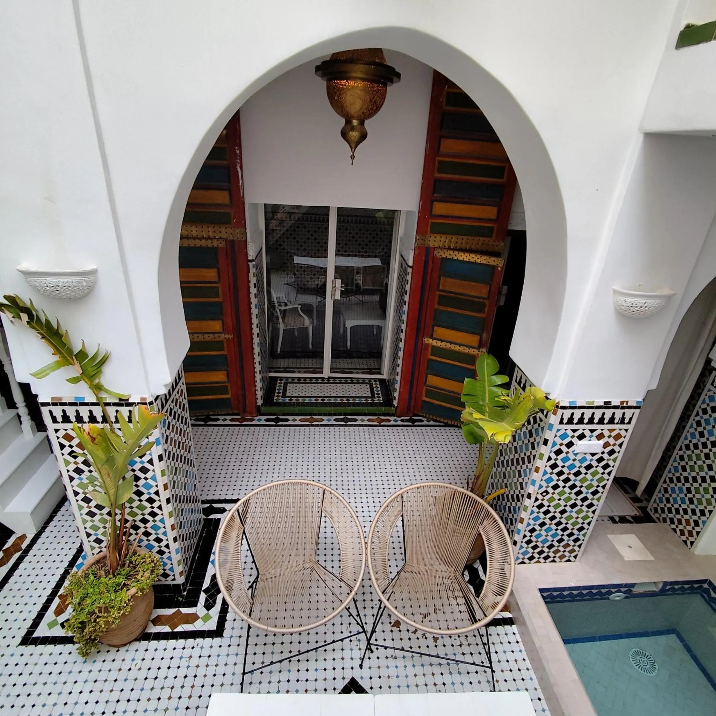 Patio in Riad Dar Saad - Hammam & Spa