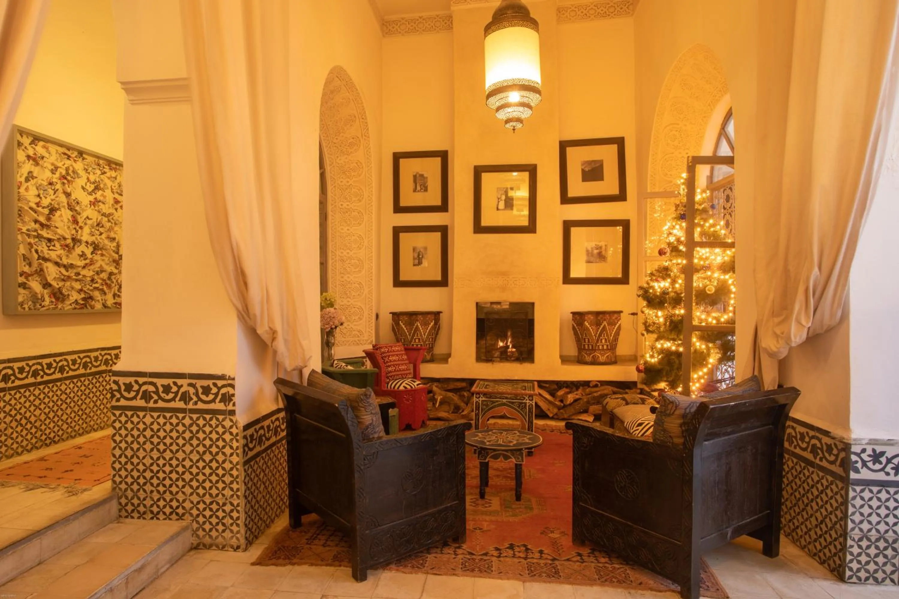 Living room in Riad Dar Saad - Hammam & Spa